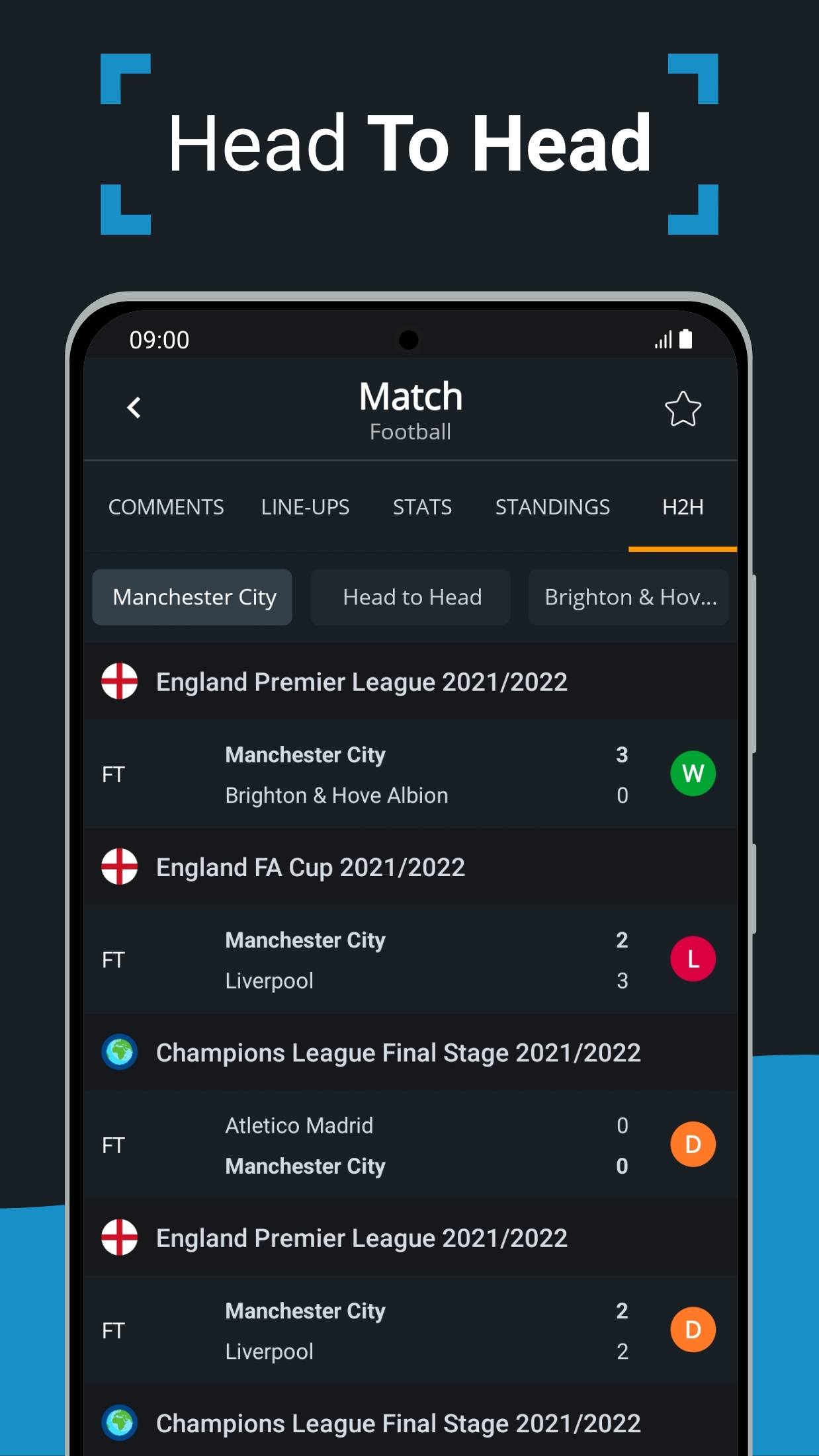 اسکرین شات 6 برنامه Livescore by SoccerDesk