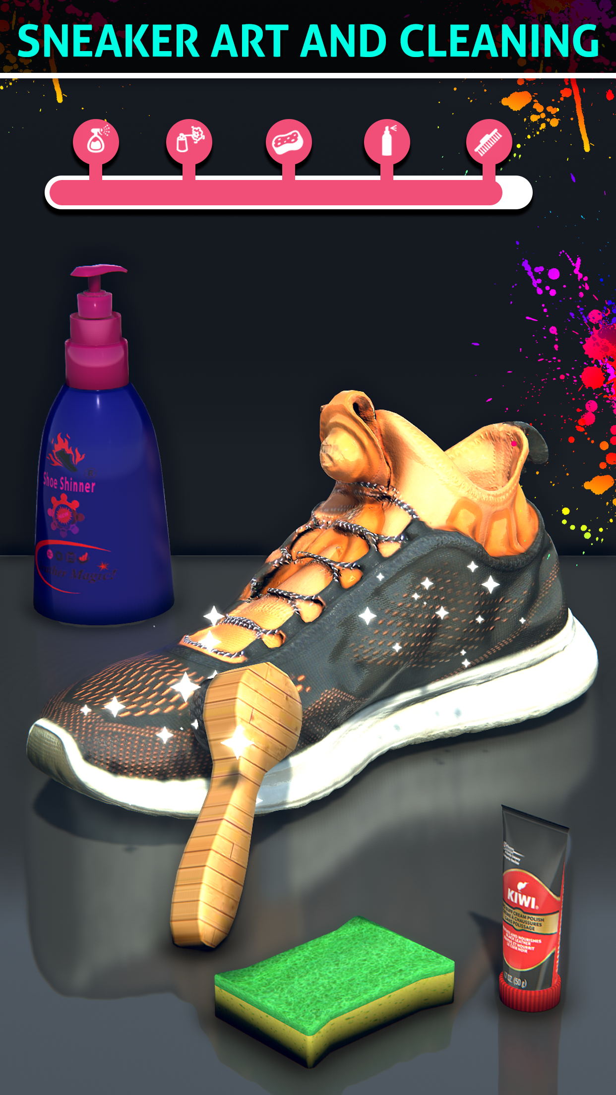 اسکرین شات 1 بازی Sneaker Art 3d Sneak Shoe Game