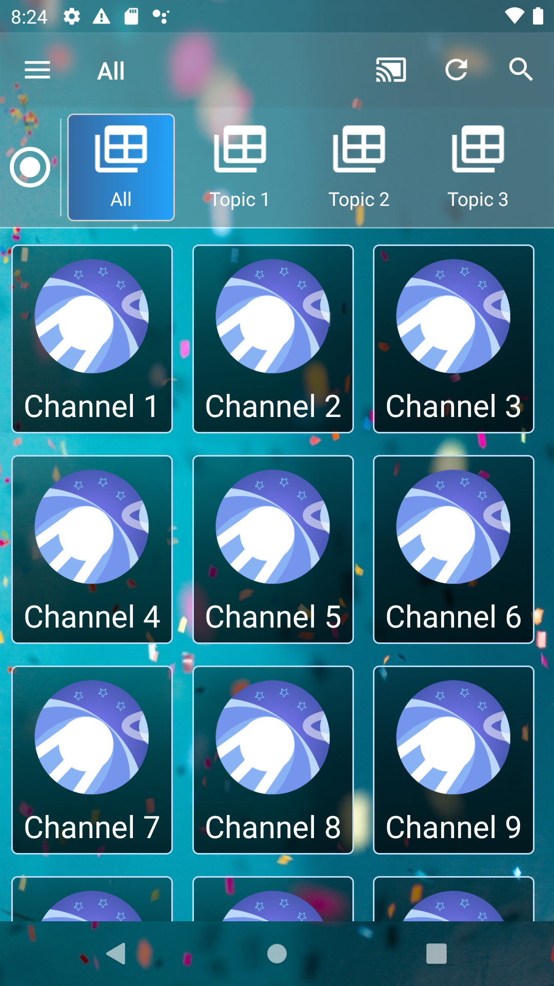 اسکرین شات 3 برنامه Drama Live | Video Player