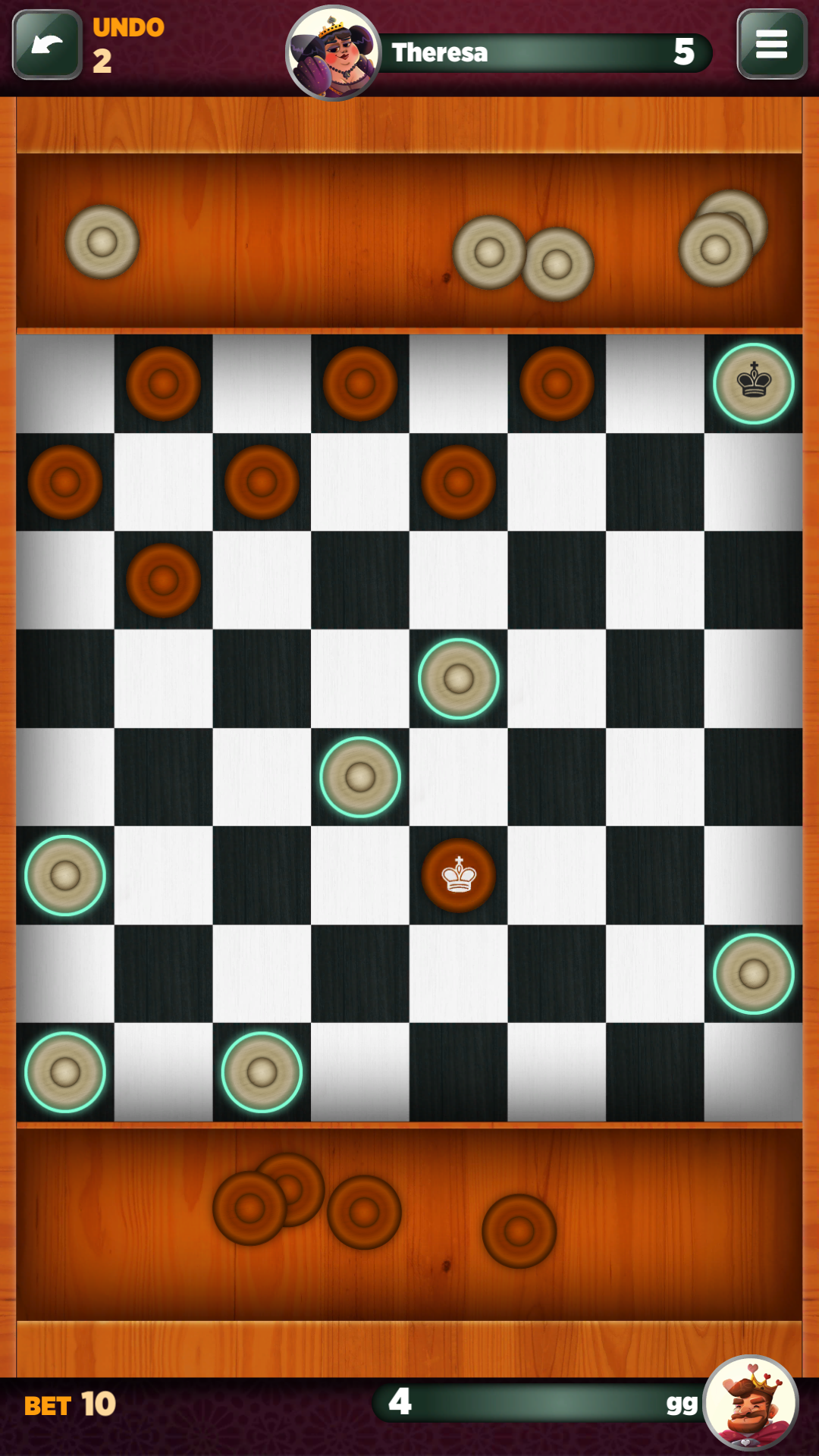 اسکرین شات 4 بازی Checkers - Offline Board Games
