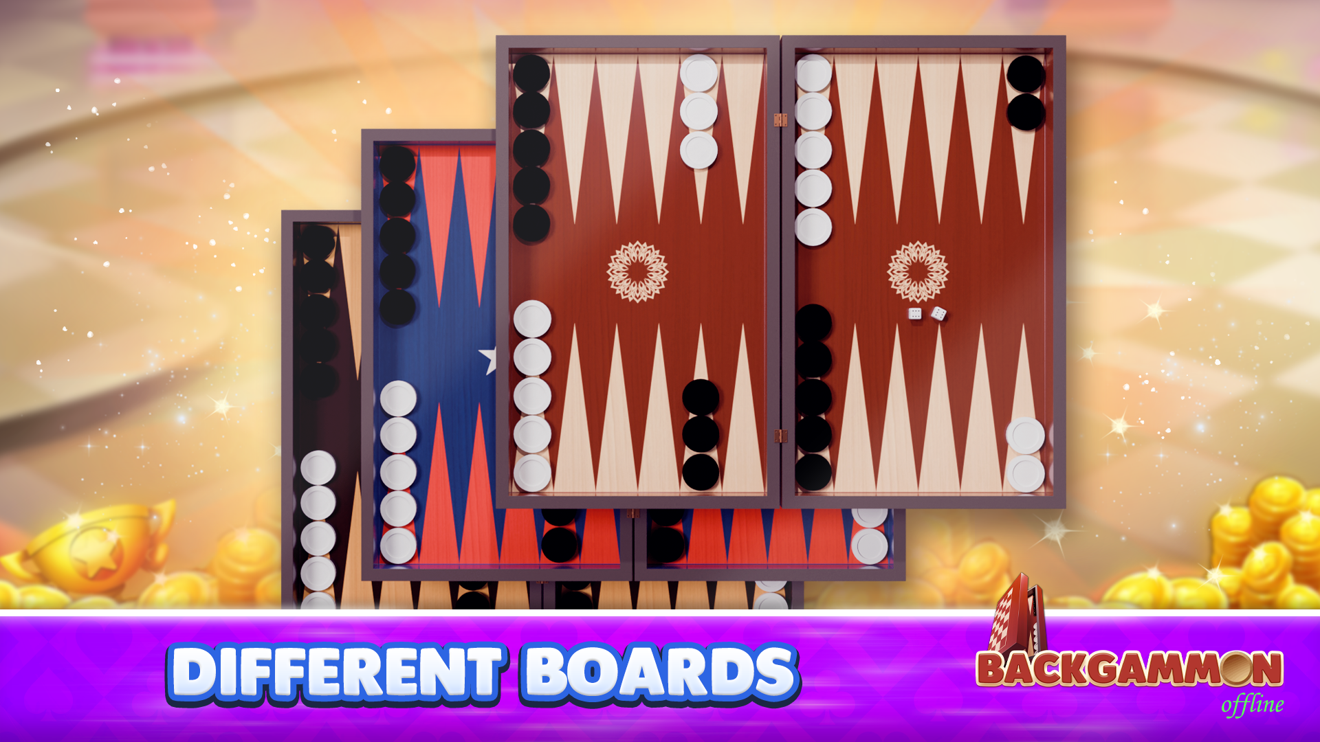 اسکرین شات 2 بازی Backgammon Offline