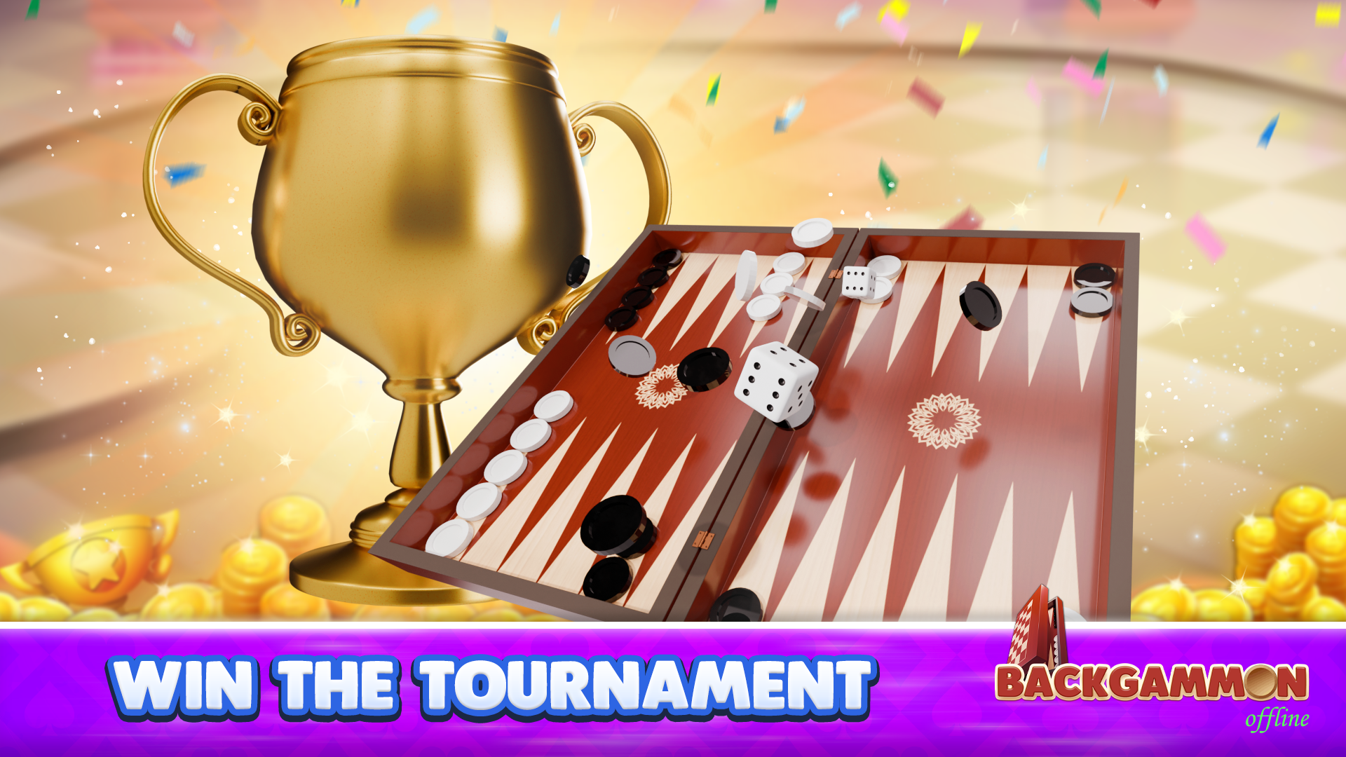 اسکرین شات 3 بازی Backgammon Offline