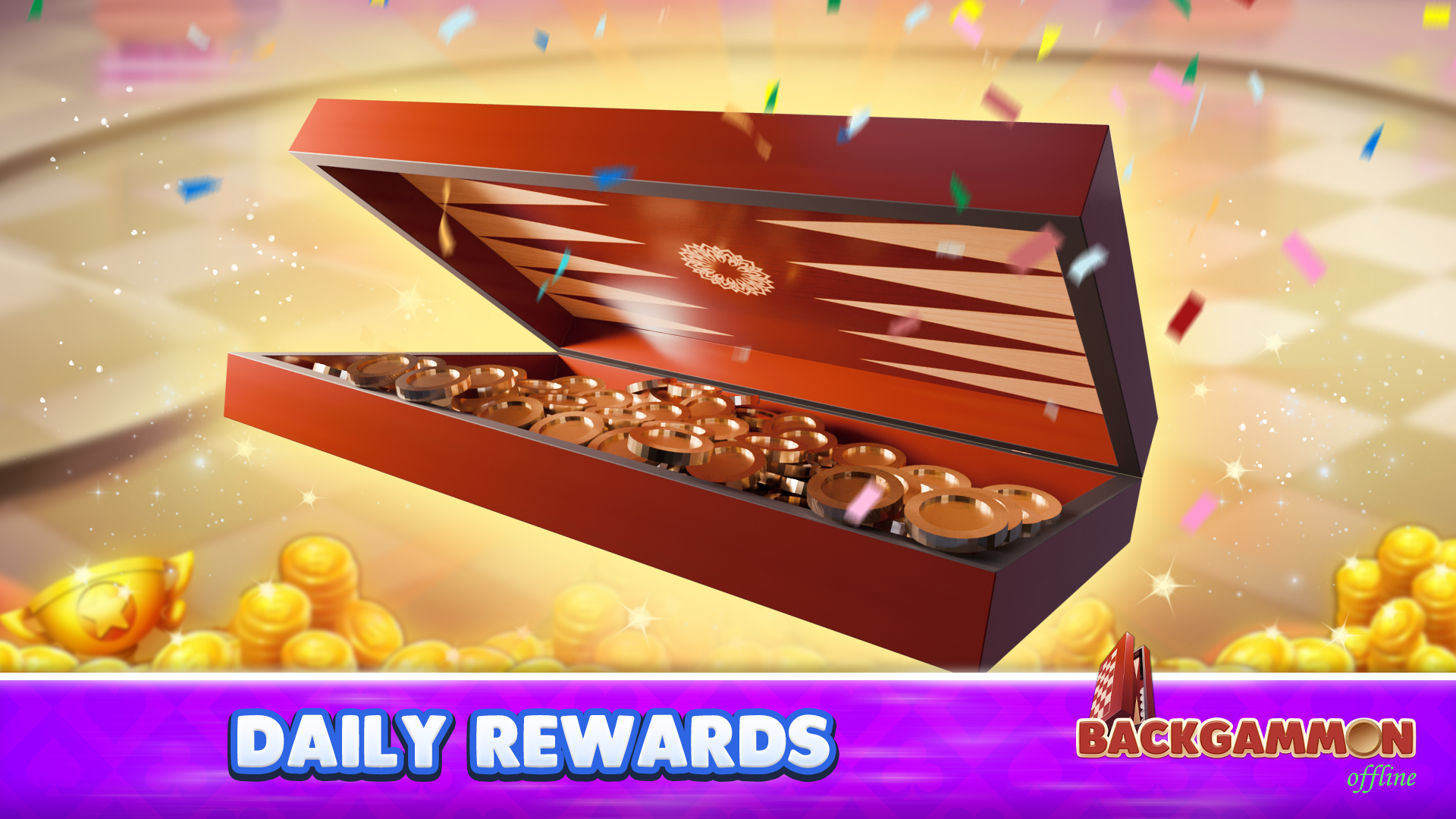 اسکرین شات 4 بازی Backgammon Offline