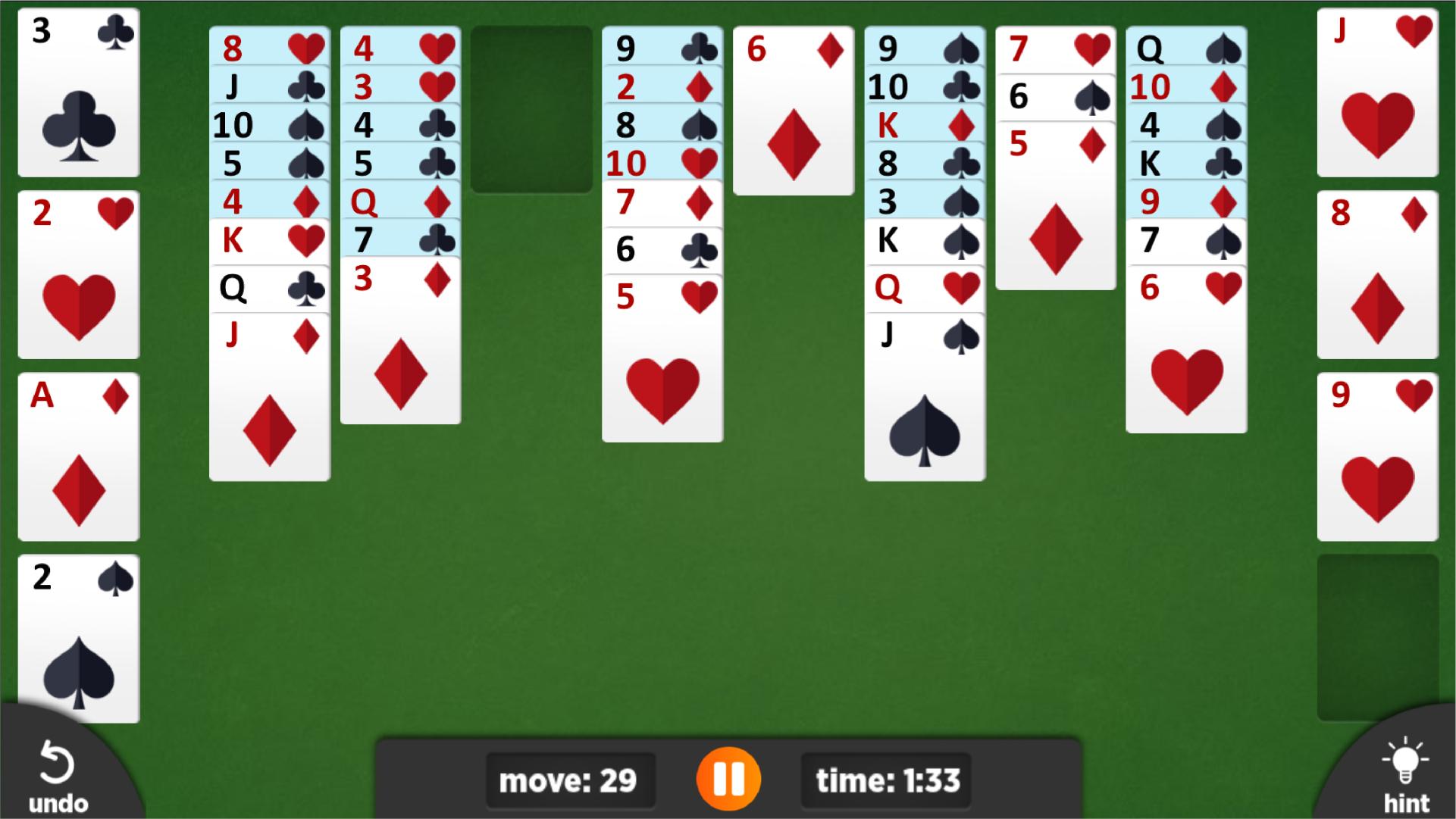 اسکرین شات 1 بازی FreeCell - Offline Card Game