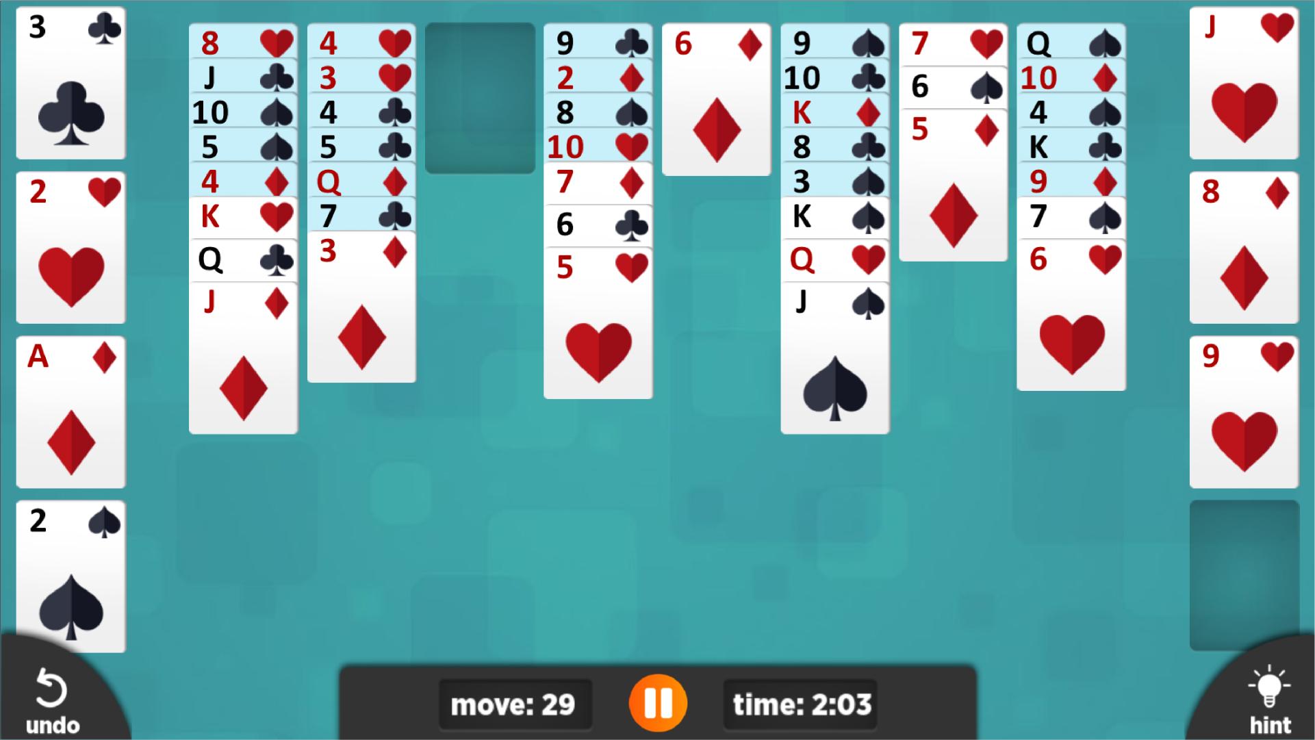 اسکرین شات 4 بازی FreeCell - Offline Card Game