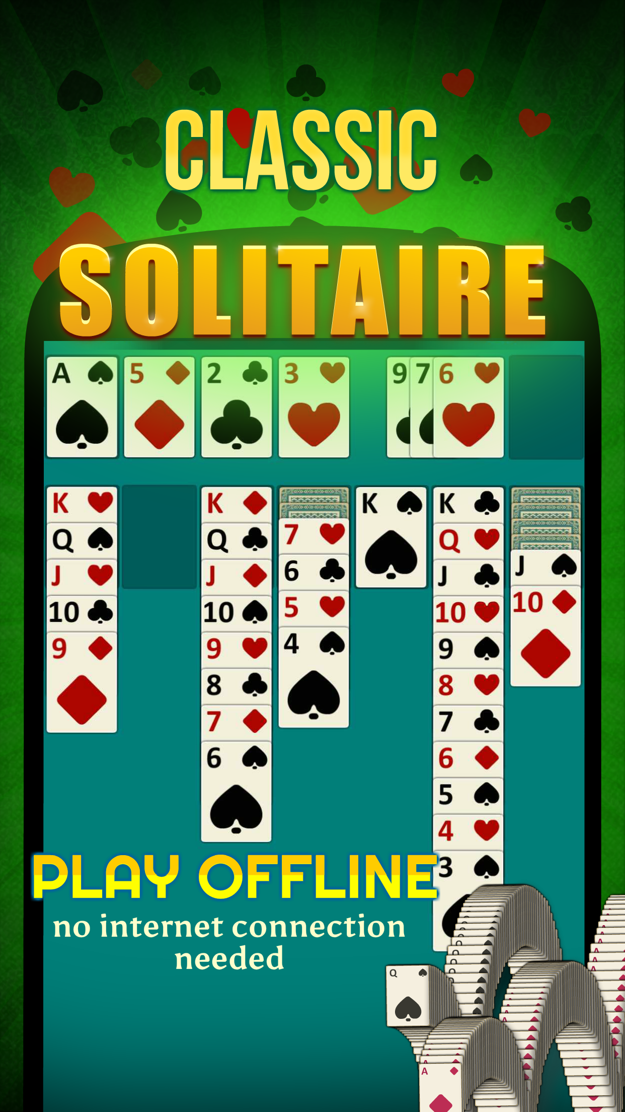 اسکرین شات 1 بازی Solitaire - Offline Card Games