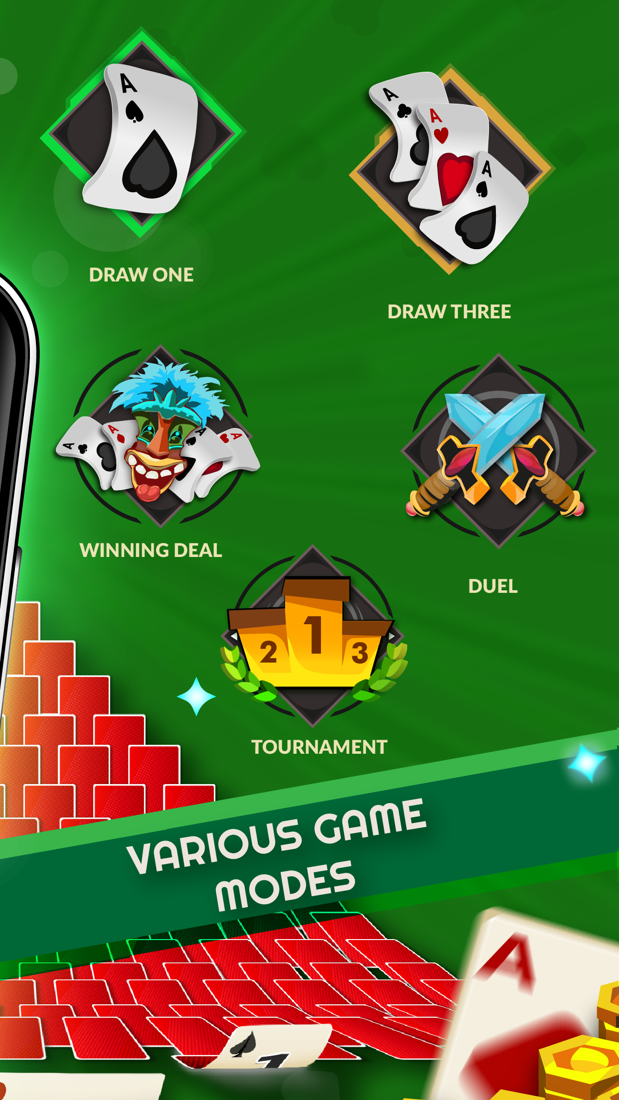 اسکرین شات 5 بازی Solitaire - Offline Card Games