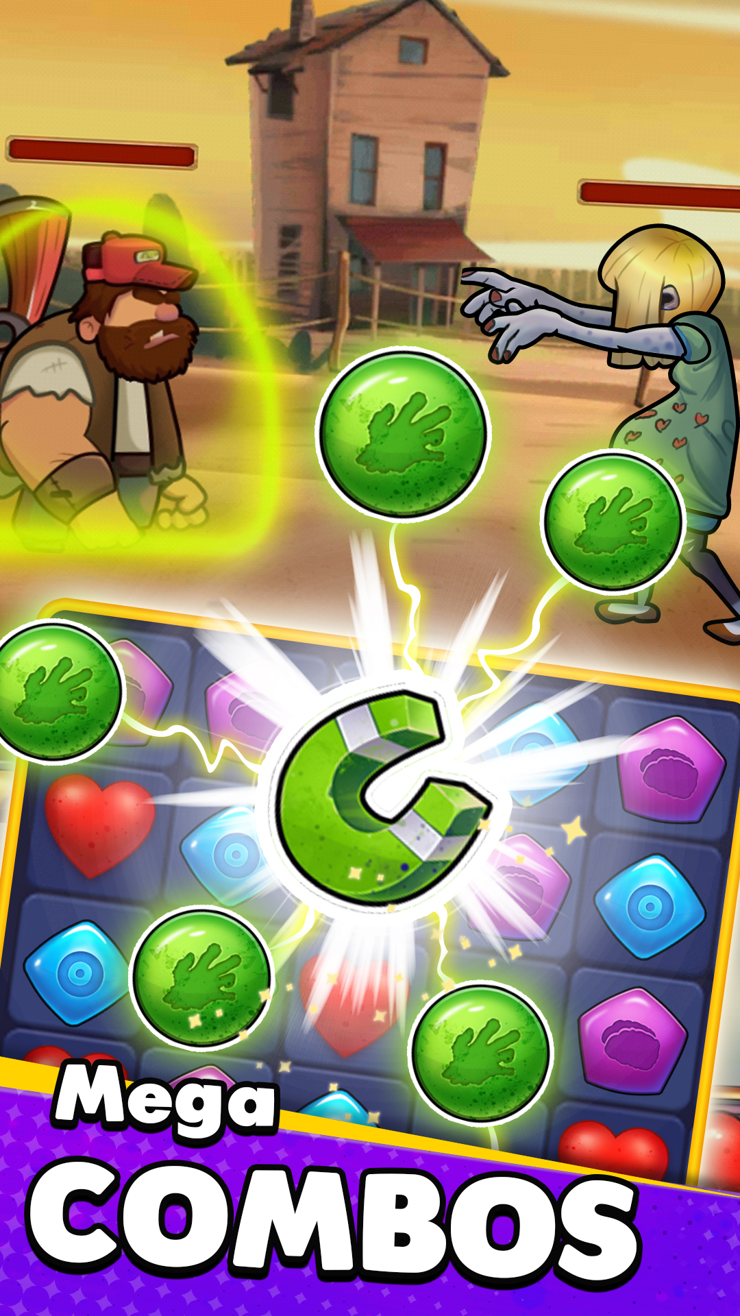اسکرین شات 3 بازی Zombie Blast - Link Match