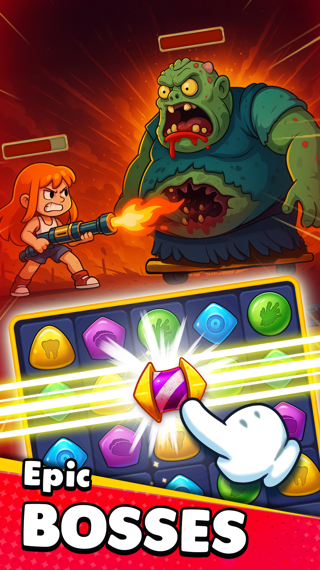 اسکرین شات 4 بازی Zombie Blast - Link Match