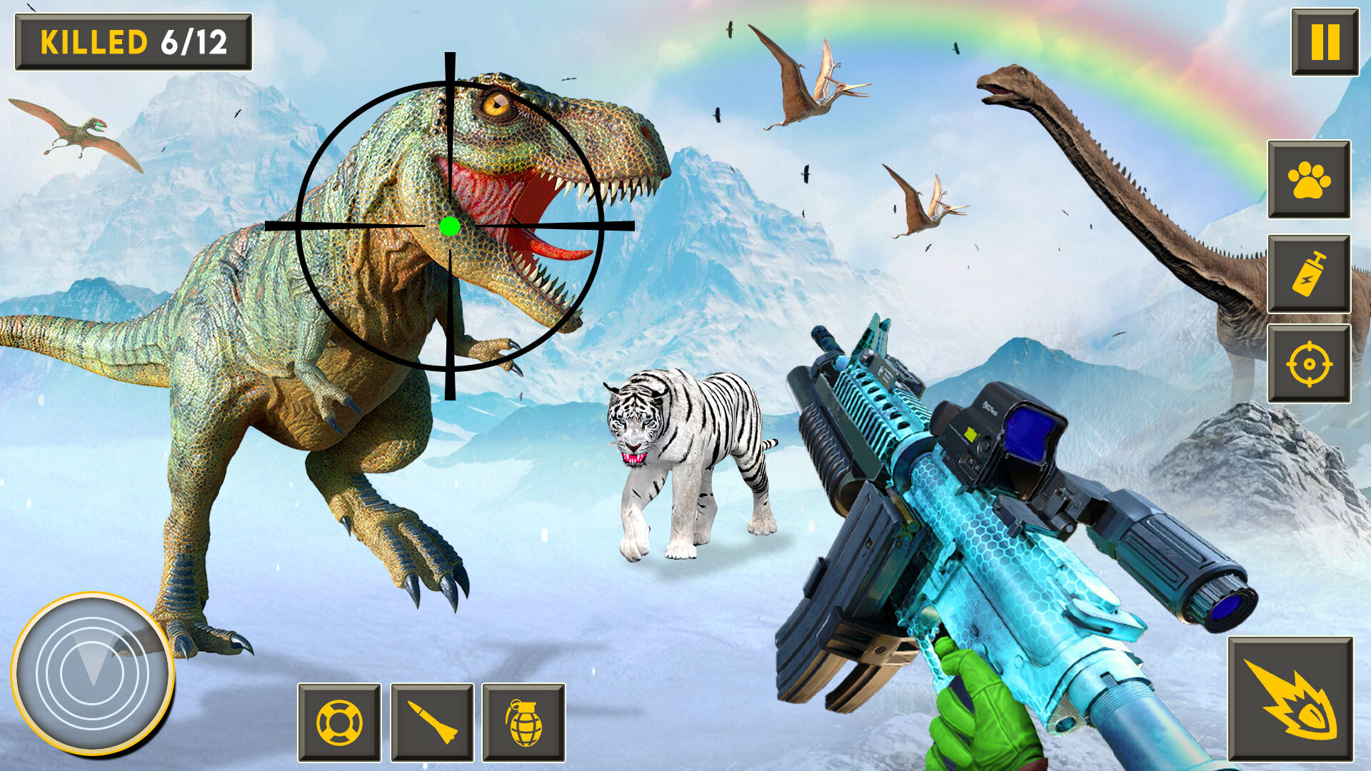اسکرین شات 2 بازی Wild Dino Hunter: Hunting Game