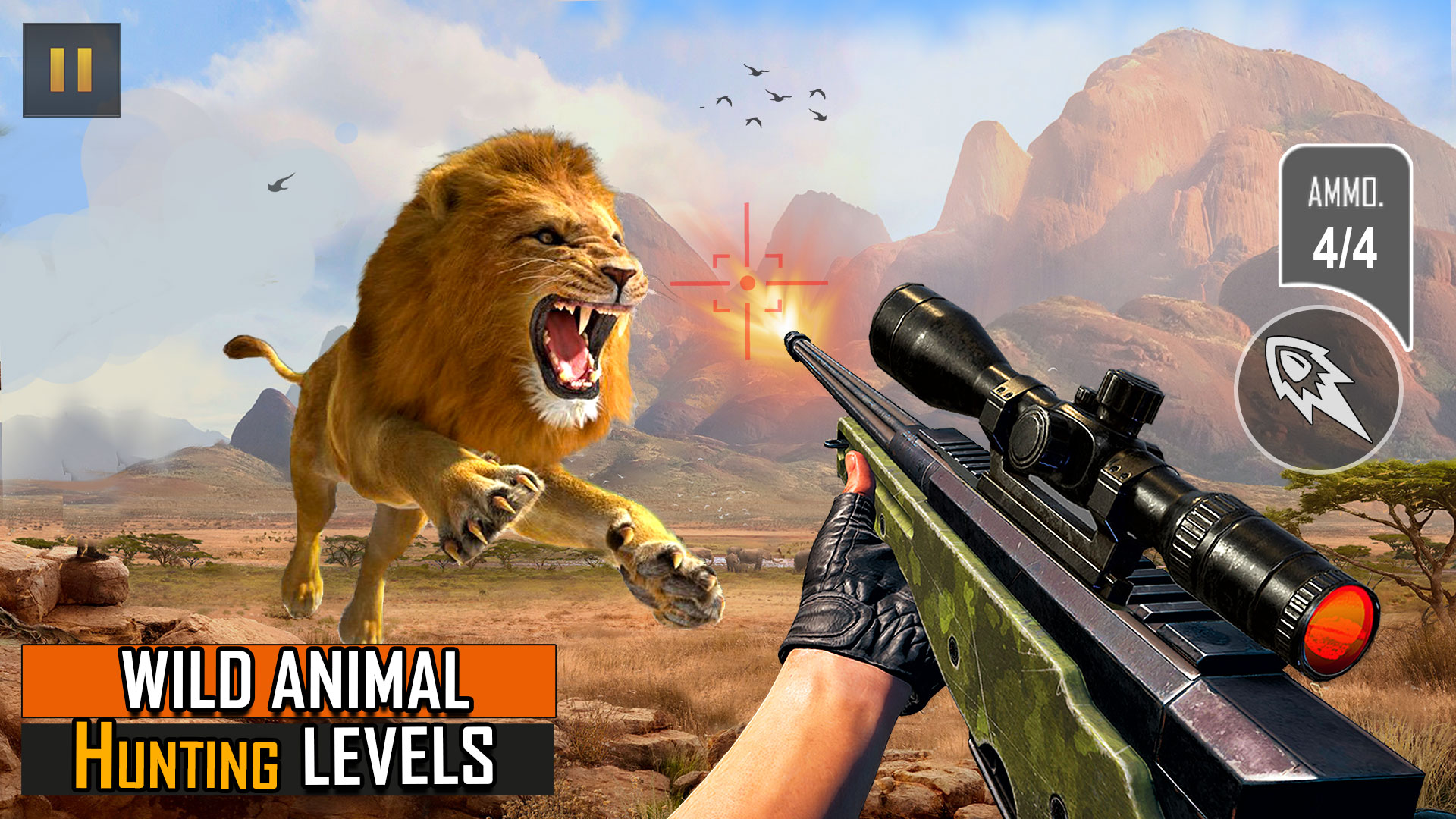 اسکرین شات 4 بازی Wild Dino Hunter: Hunting Game