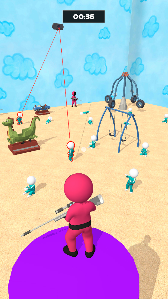 اسکرین شات 5 بازی Squid Game - 456 Sniper Challenge