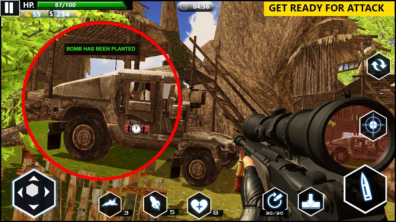 اسکرین شات 3 بازی War Sniper: Gun Fire Shot Game