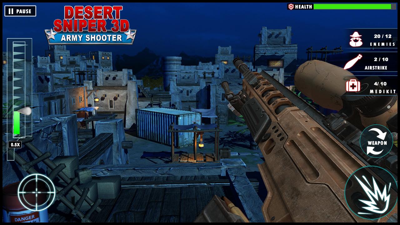 اسکرین شات 2 بازی Desert War Sniper Shooter 3D
