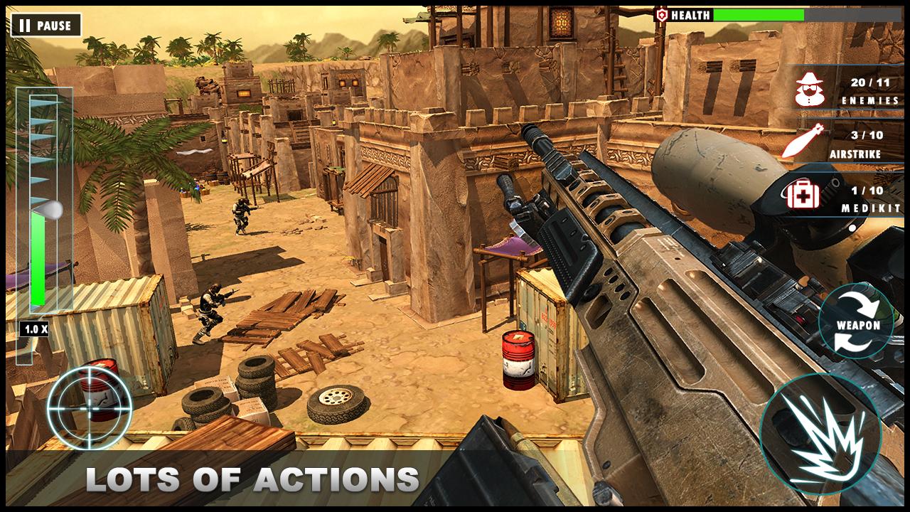 اسکرین شات 4 بازی Desert War Sniper Shooter 3D