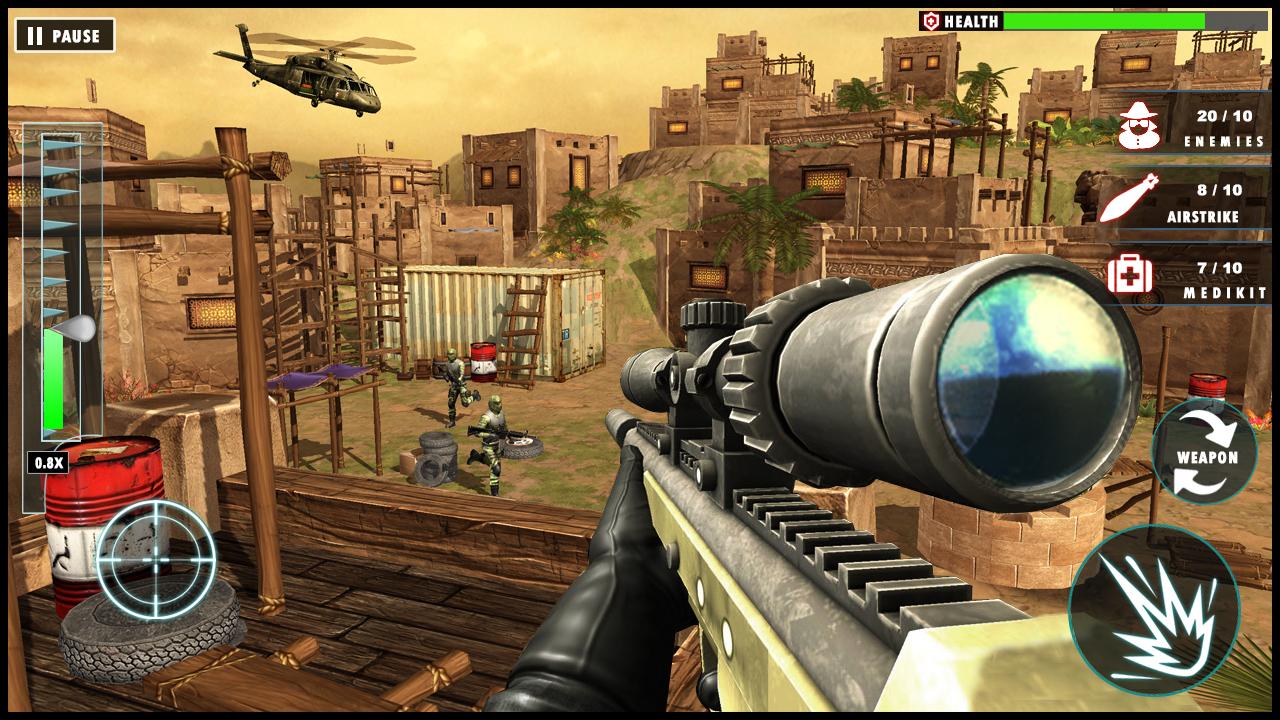 اسکرین شات 3 بازی Desert War Sniper Shooter 3D