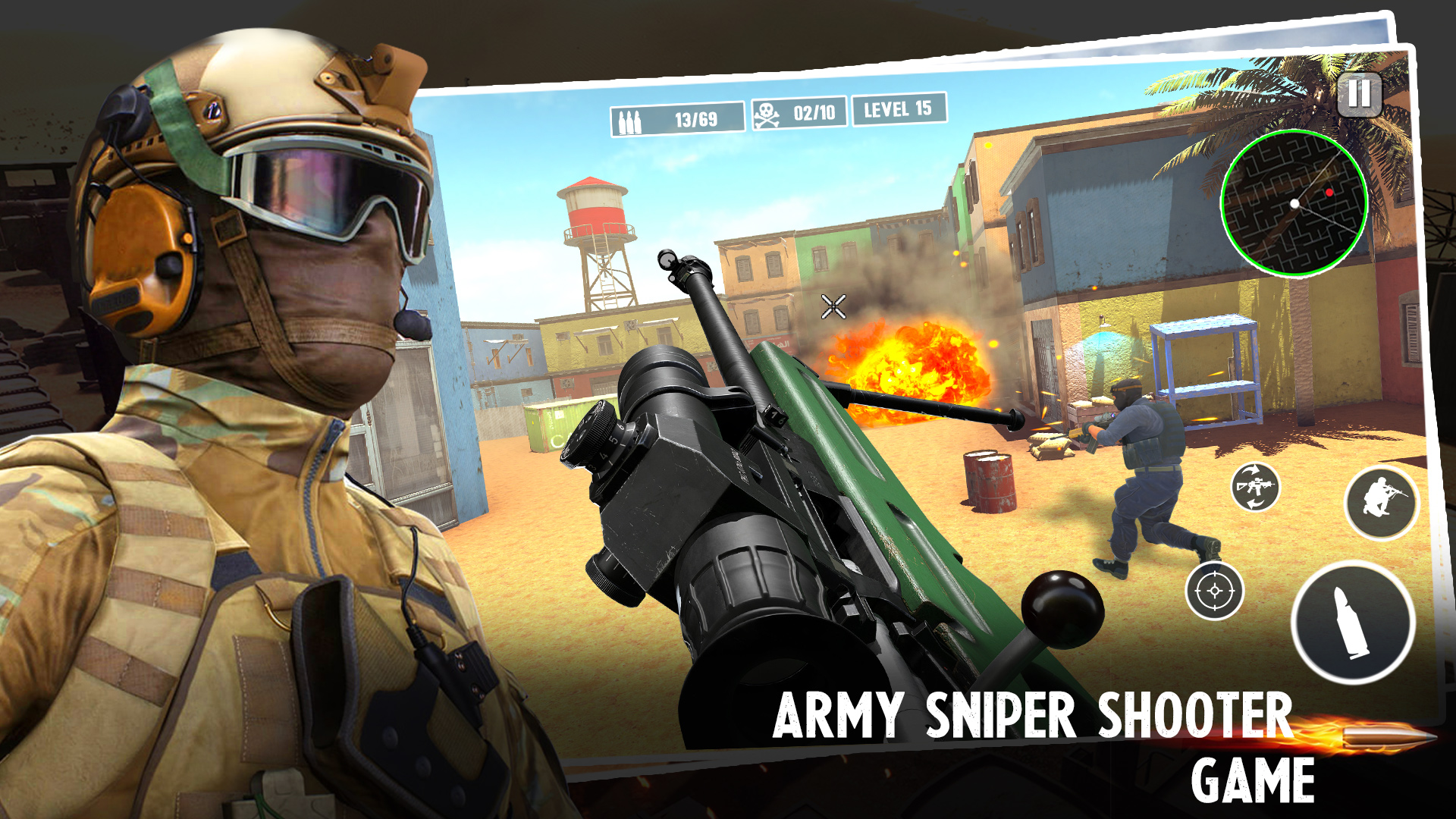 اسکرین شات 4 بازی War Sniper 3D: Gun Games FPS