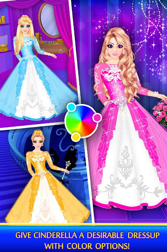 اسکرین شات 1 بازی Cinderella Beauty Makeover : Princess Salon