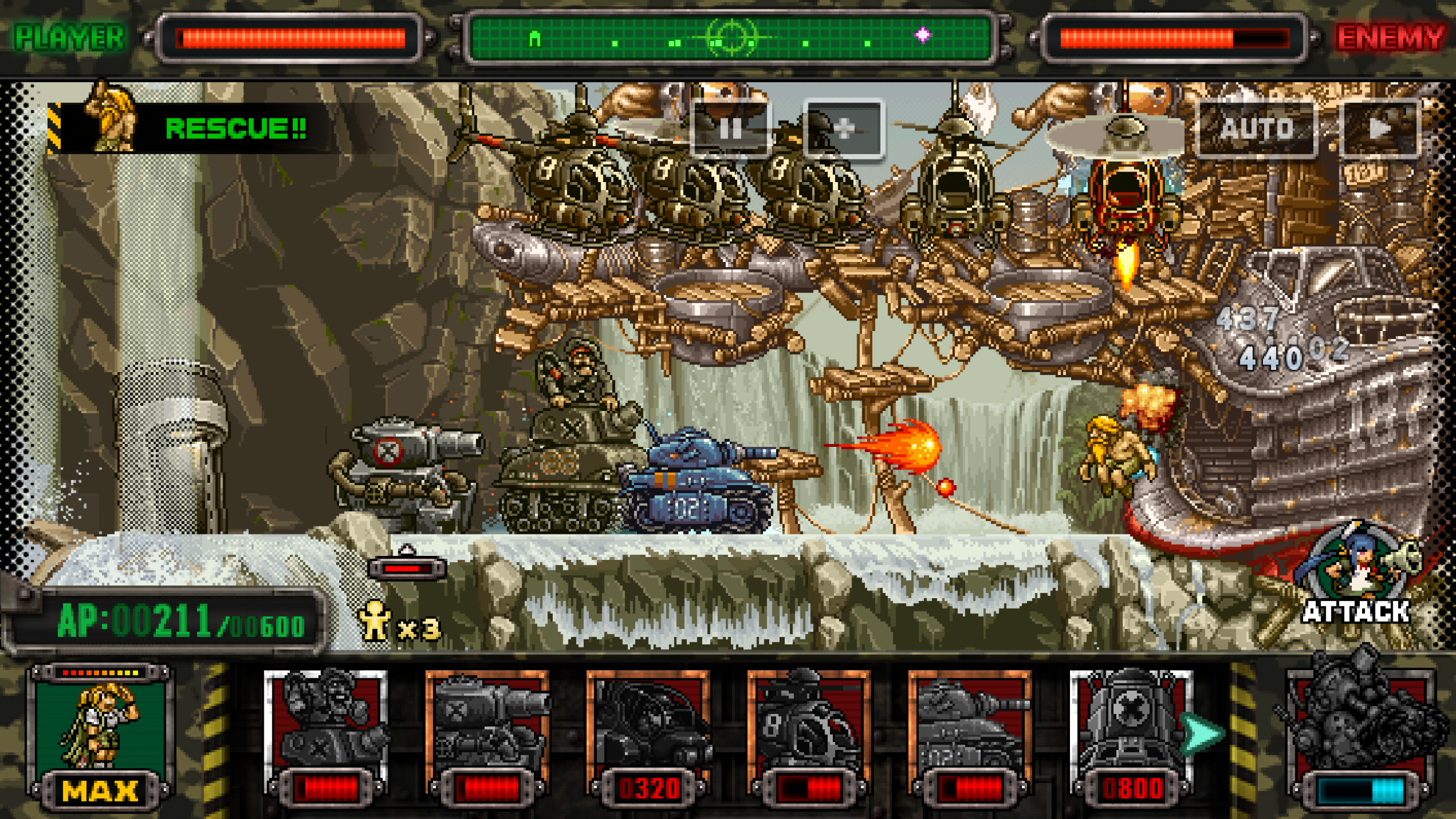 اسکرین شات 7 بازی METAL SLUG ATTACK