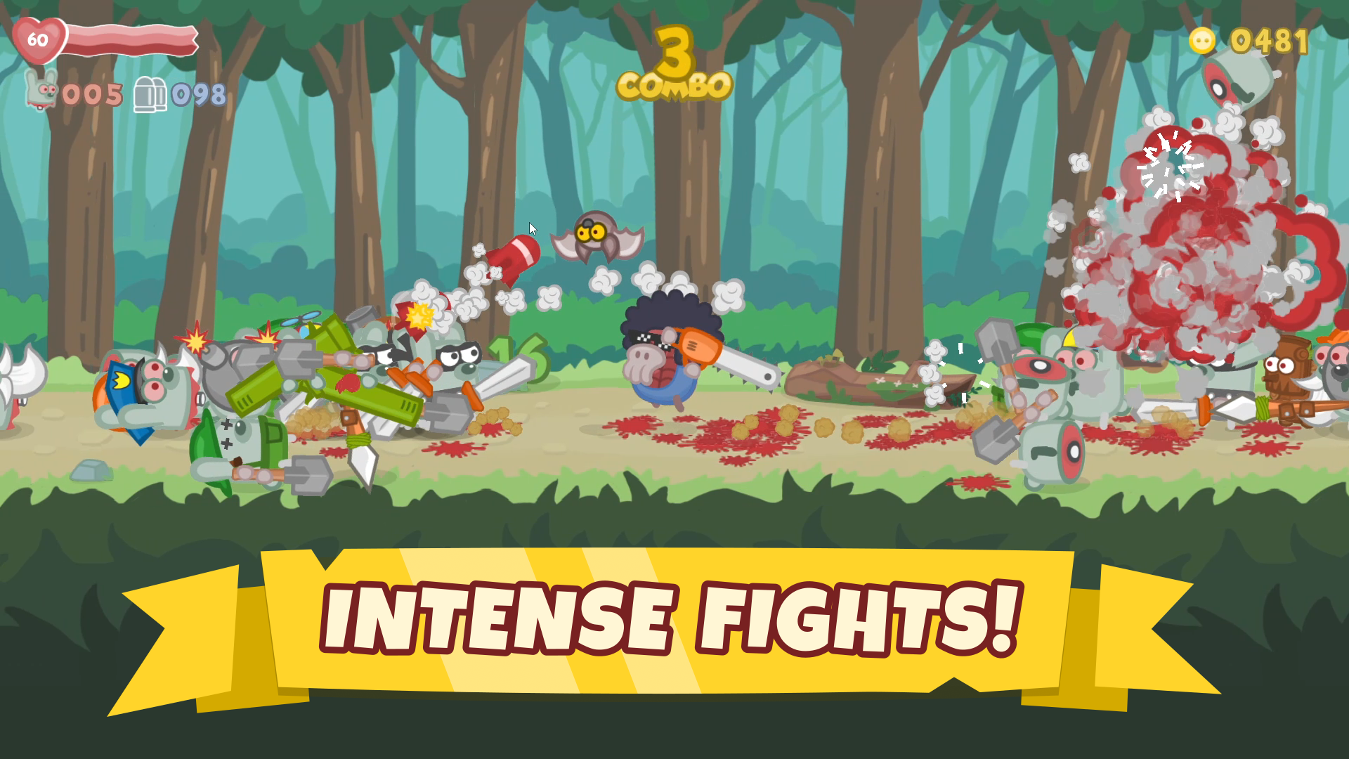 اسکرین شات 1 بازی Bacon May Die - Brawl Game