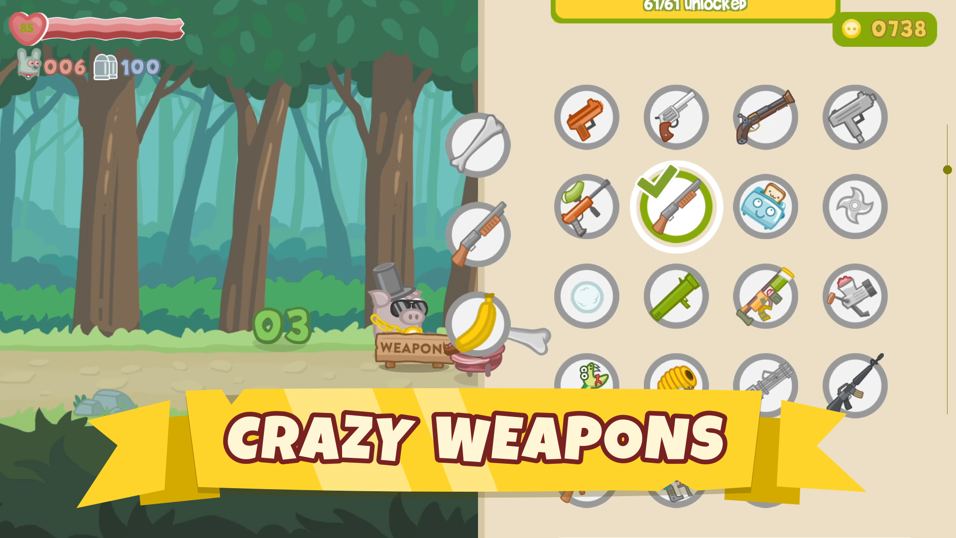 اسکرین شات 4 بازی Bacon May Die - Brawl Game