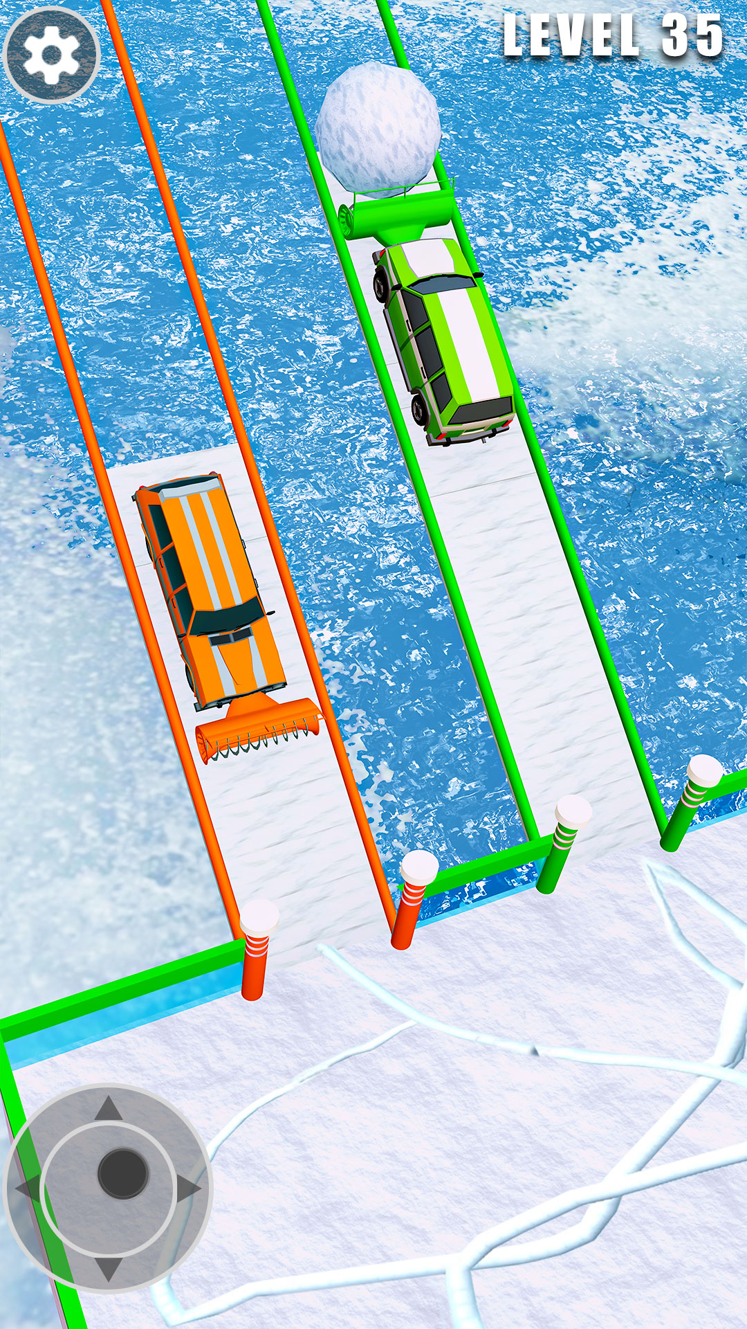 اسکرین شات 3 بازی Snow Car Race!
