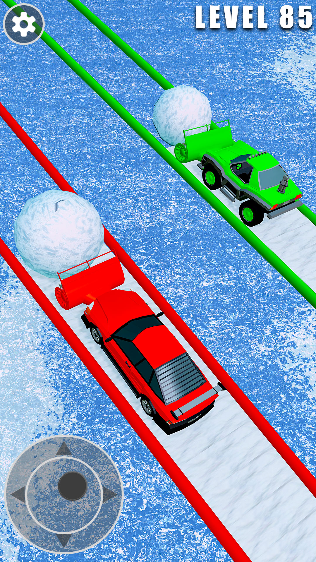 اسکرین شات 1 بازی Snow Car Race!
