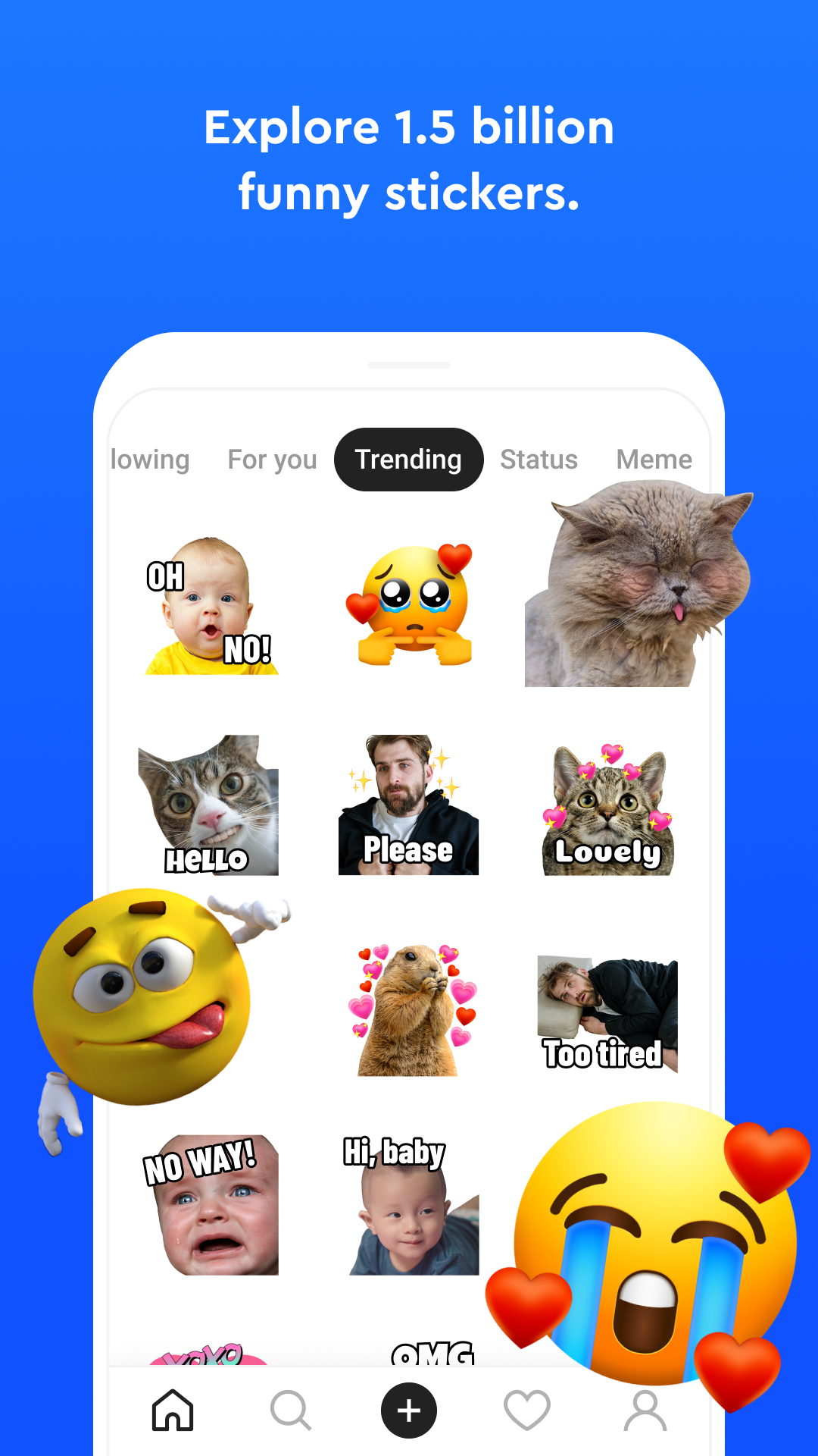 اسکرین شات 2 برنامه Sticker.ly - Sticker Maker