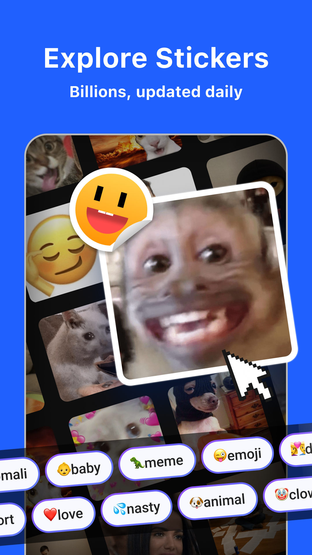 اسکرین شات 2 برنامه Sticker.ly - Sticker Maker