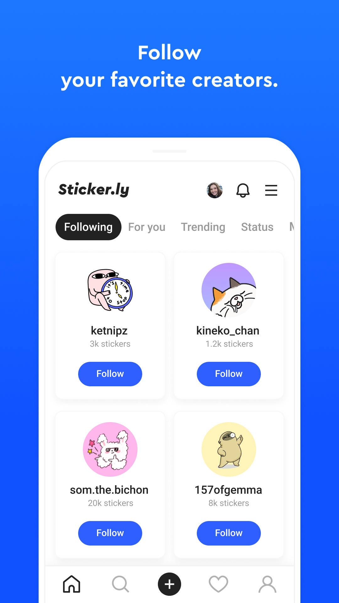 اسکرین شات 4 برنامه Sticker.ly - Sticker Maker