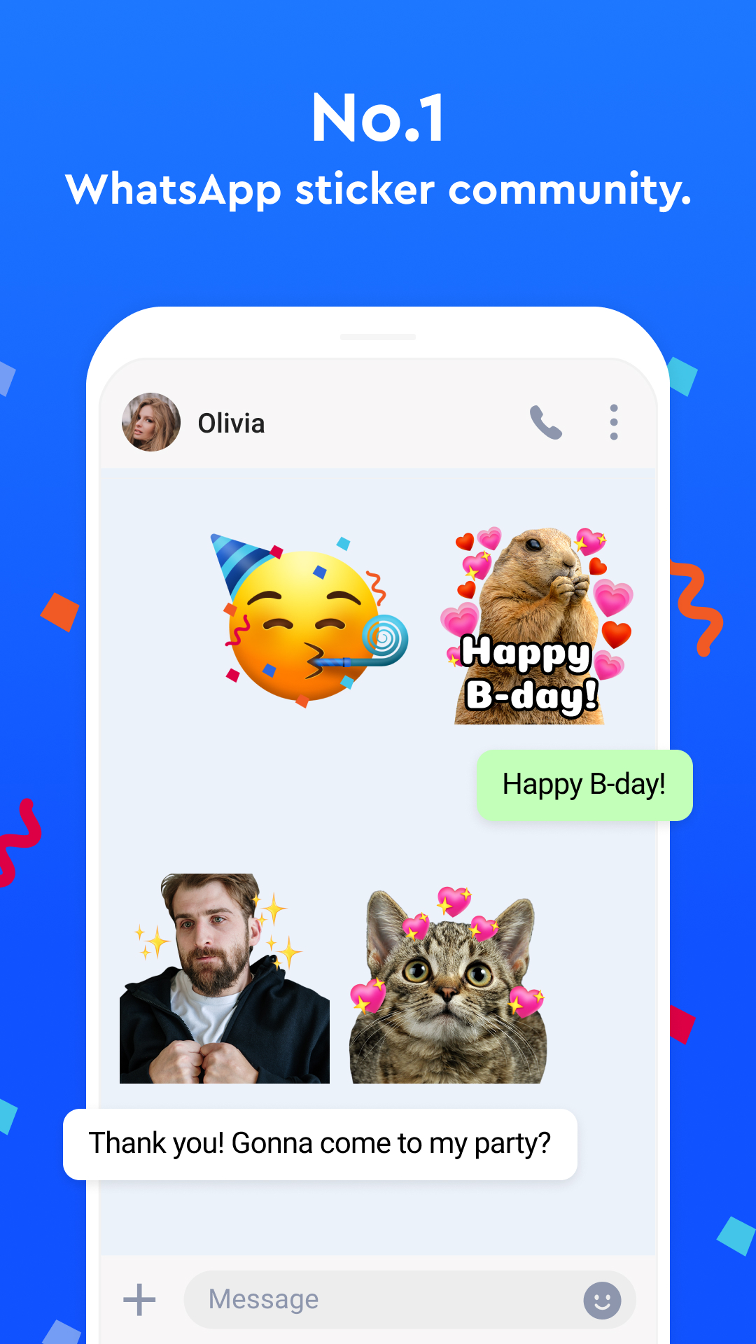اسکرین شات 1 برنامه Sticker.ly - Sticker Maker