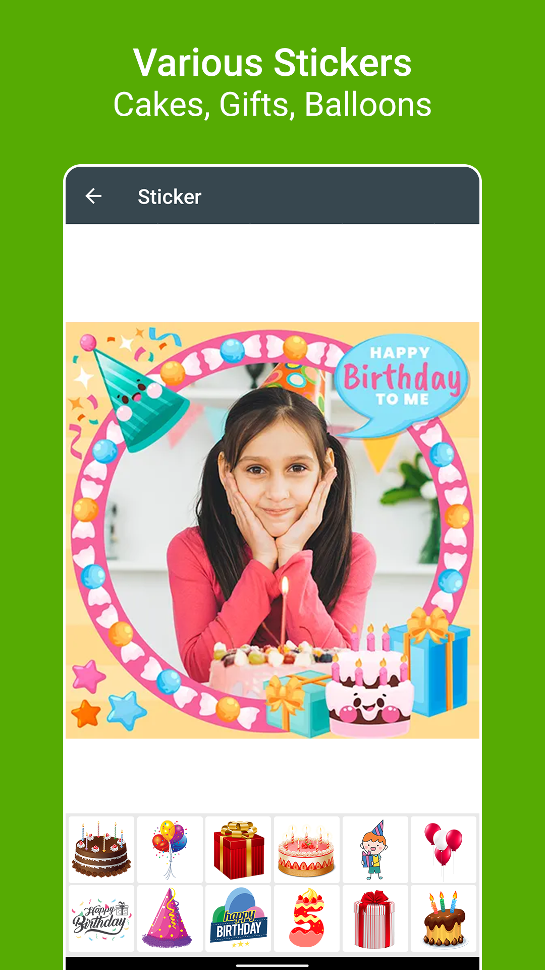 اسکرین شات 4 برنامه Birthday Photo Frames