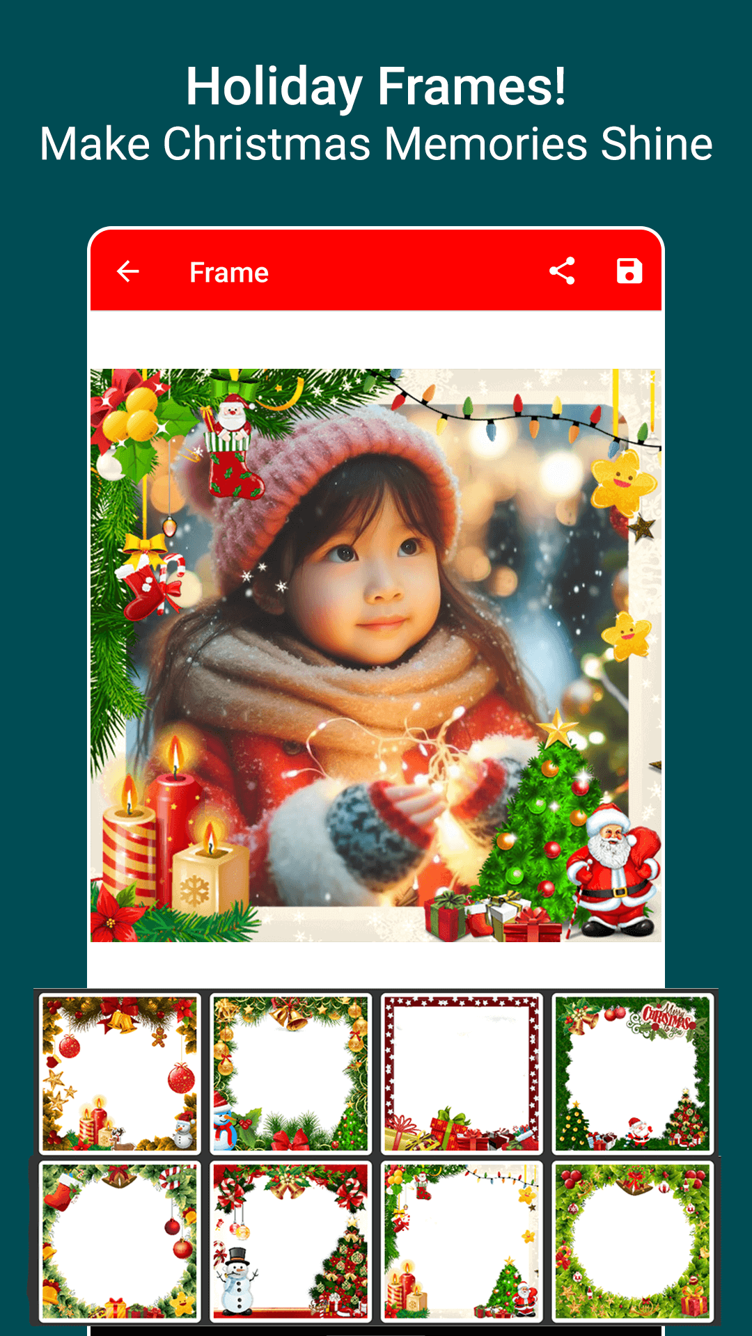 اسکرین شات 1 برنامه Christmas Photo Editor