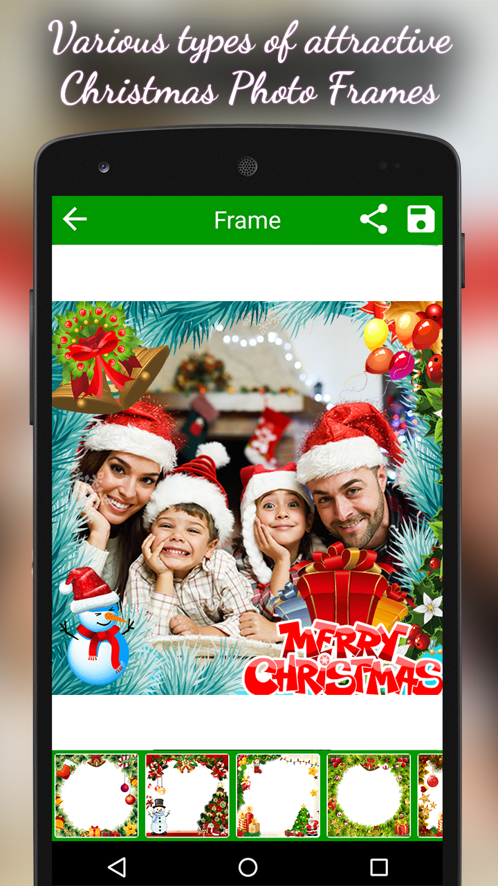 اسکرین شات 6 برنامه Christmas Greeting Cards