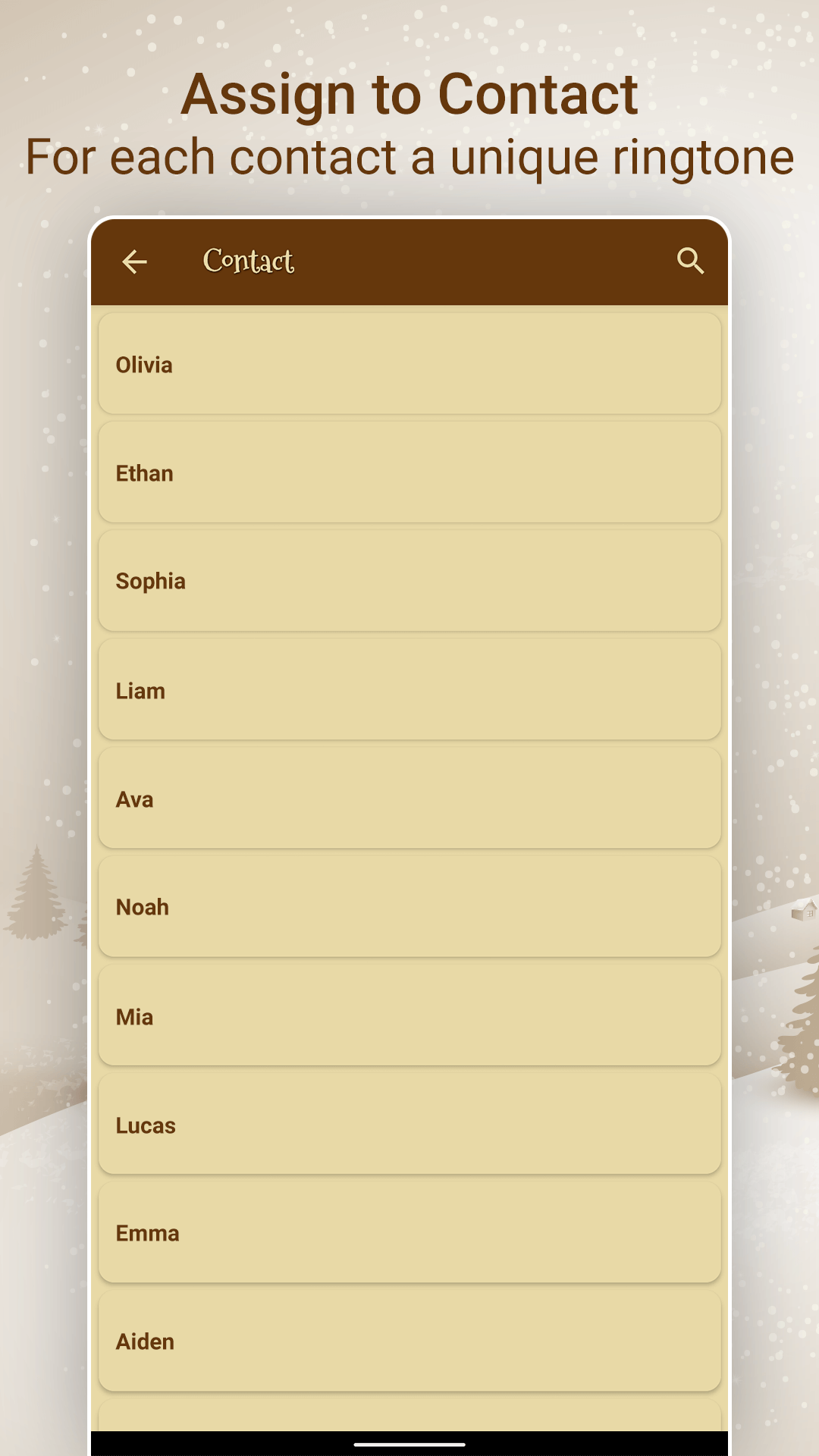 اسکرین شات 8 برنامه Christmas Ringtones