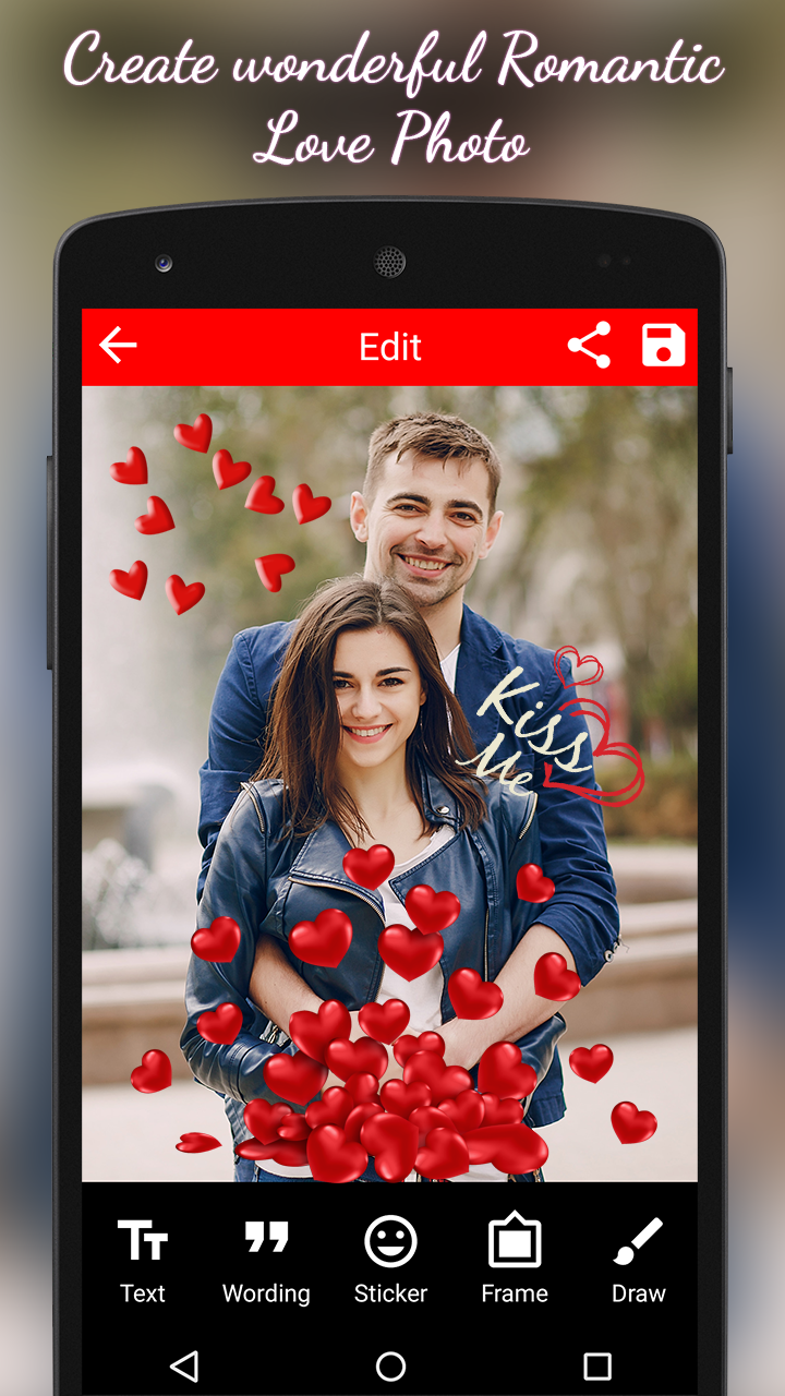 اسکرین شات 5 برنامه Love Cards - Photo Frames