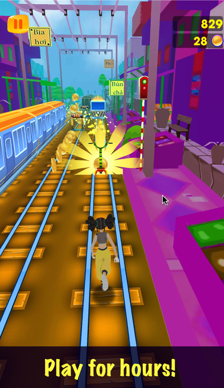 اسکرین شات 4 بازی Run - Train Surfing 3D