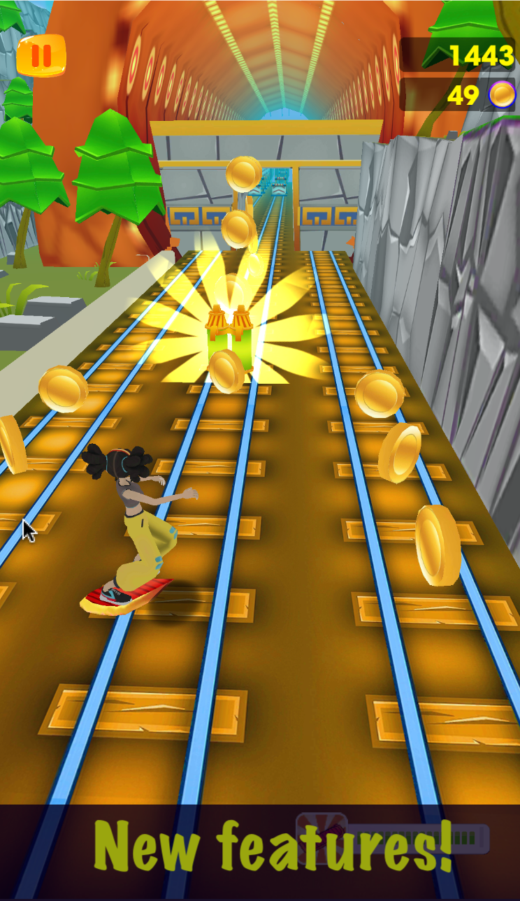 اسکرین شات 5 بازی Run - Train Surfing 3D
