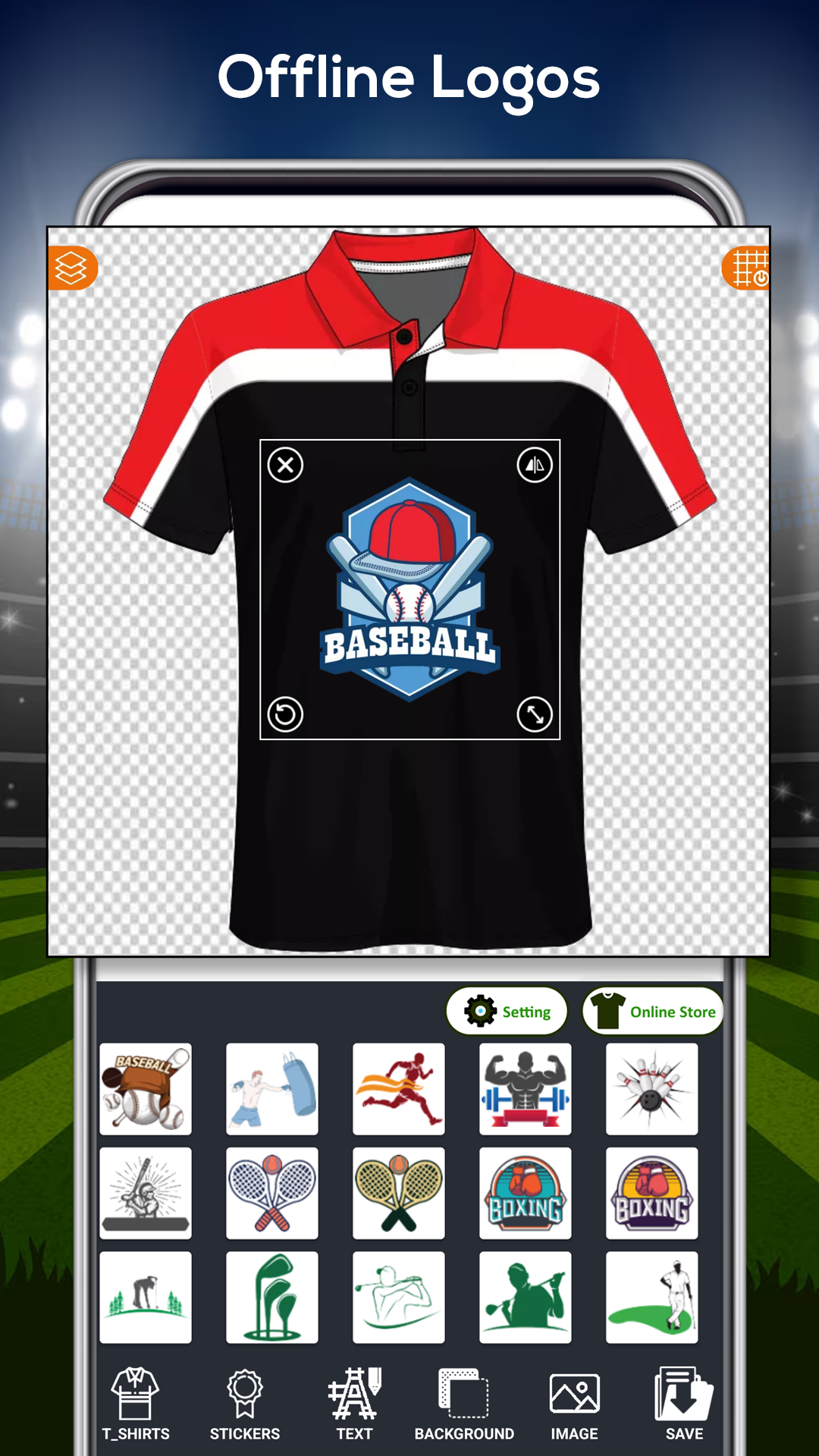 اسکرین شات 3 برنامه Football Jersey Maker- T Shirt