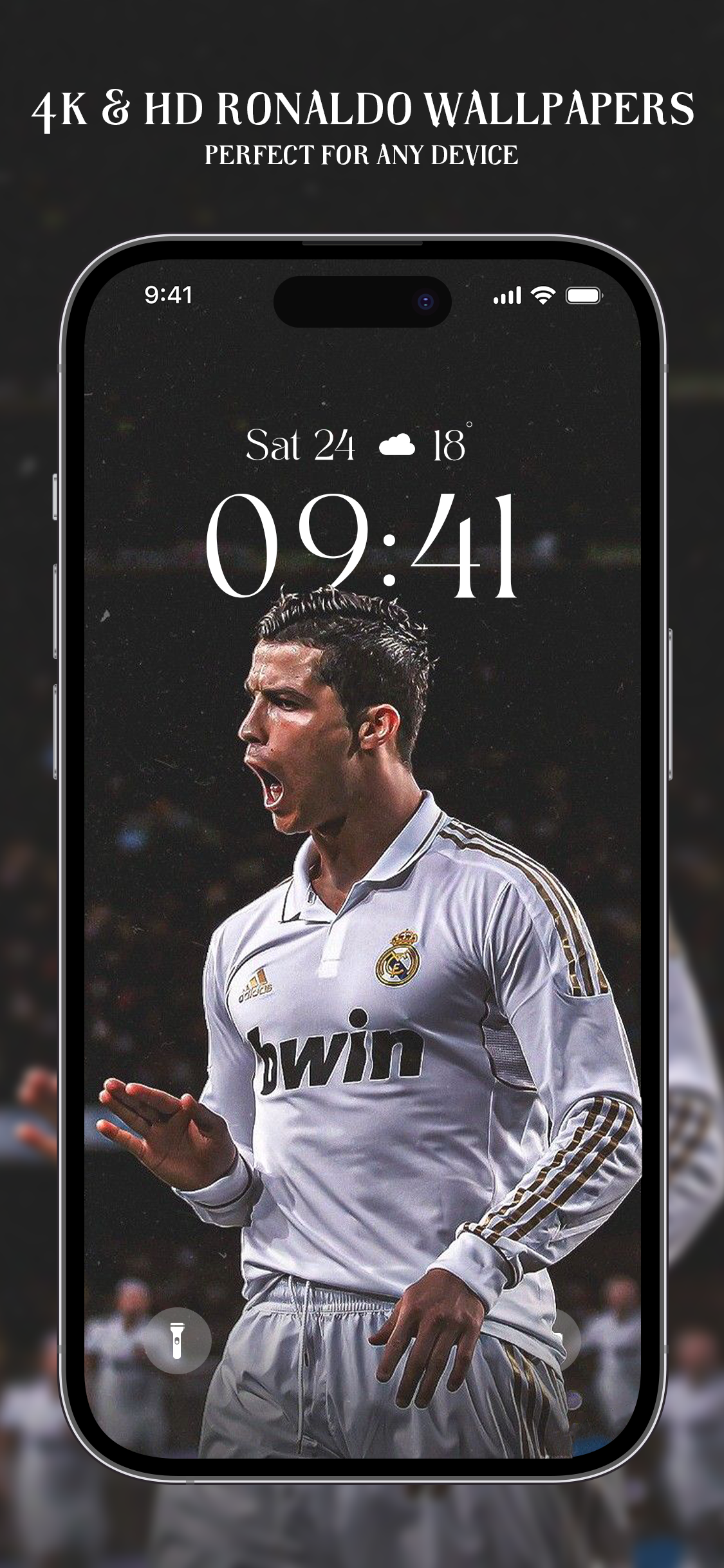 اسکرین شات 2 برنامه Soccer Ronaldo Wallpapers CR7
