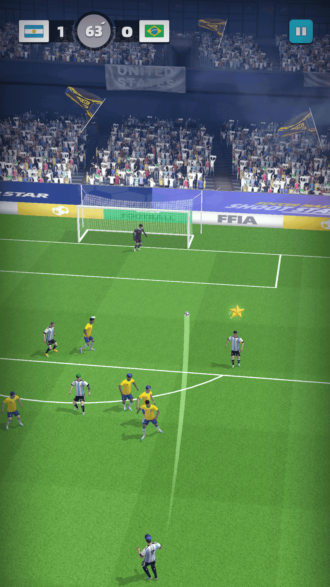 اسکرین شات 3 بازی Soccer Master Shoot Star