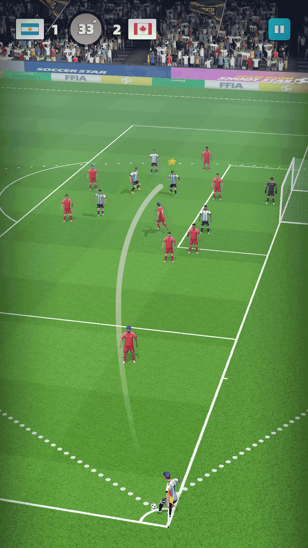 اسکرین شات 4 بازی Soccer Master Shoot Star