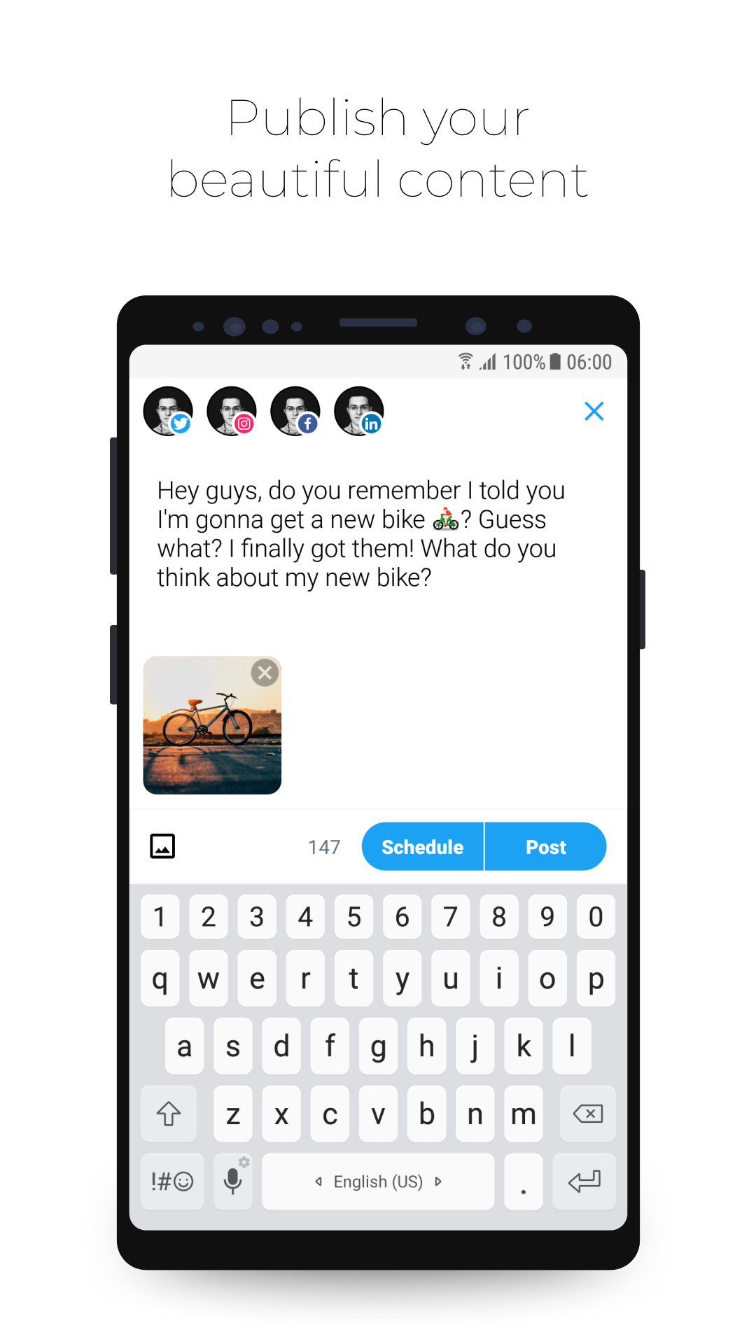 اسکرین شات 4 برنامه Sociallix: Social Media Manage