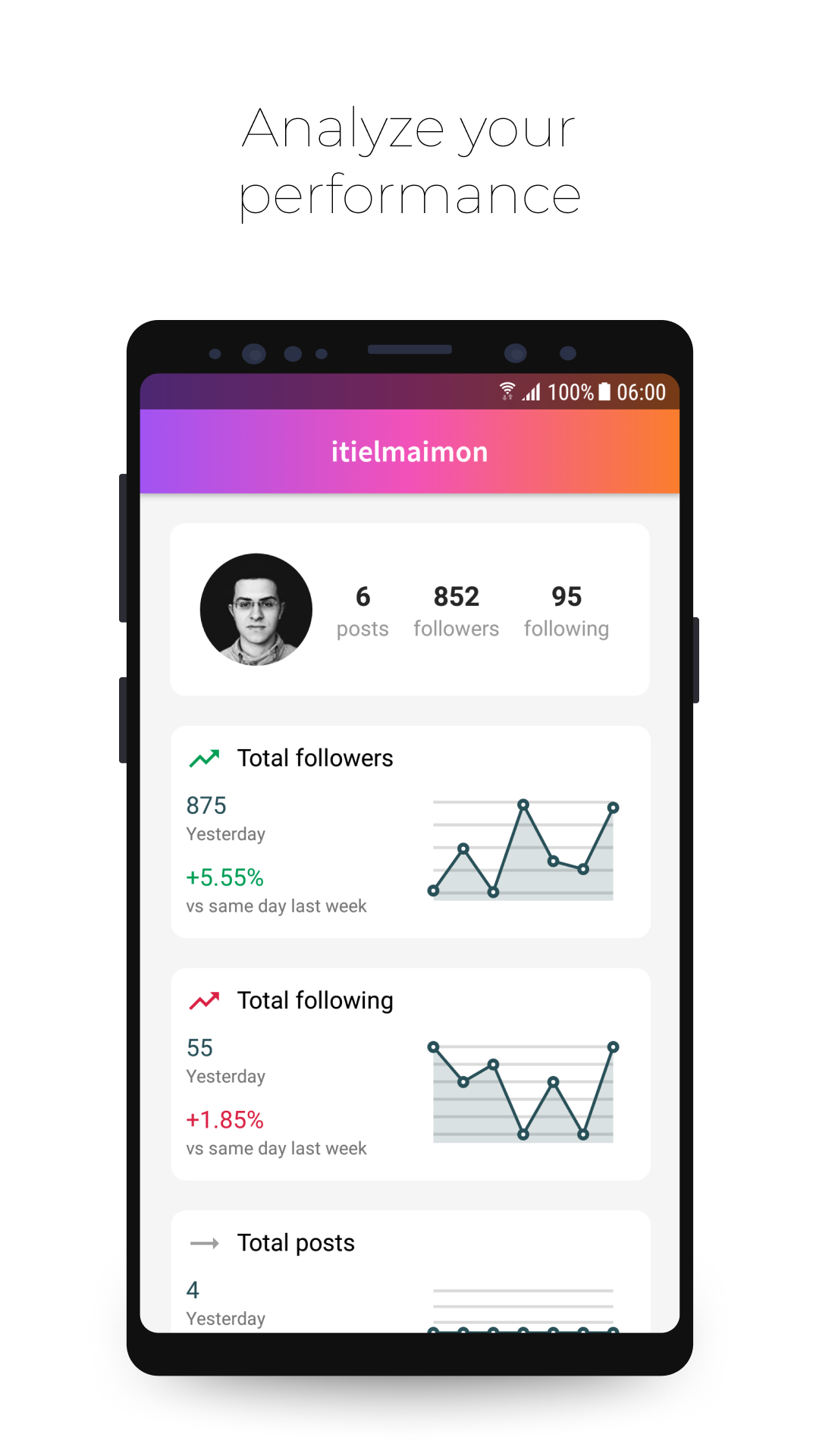 اسکرین شات 6 برنامه Sociallix: Social Media Manage