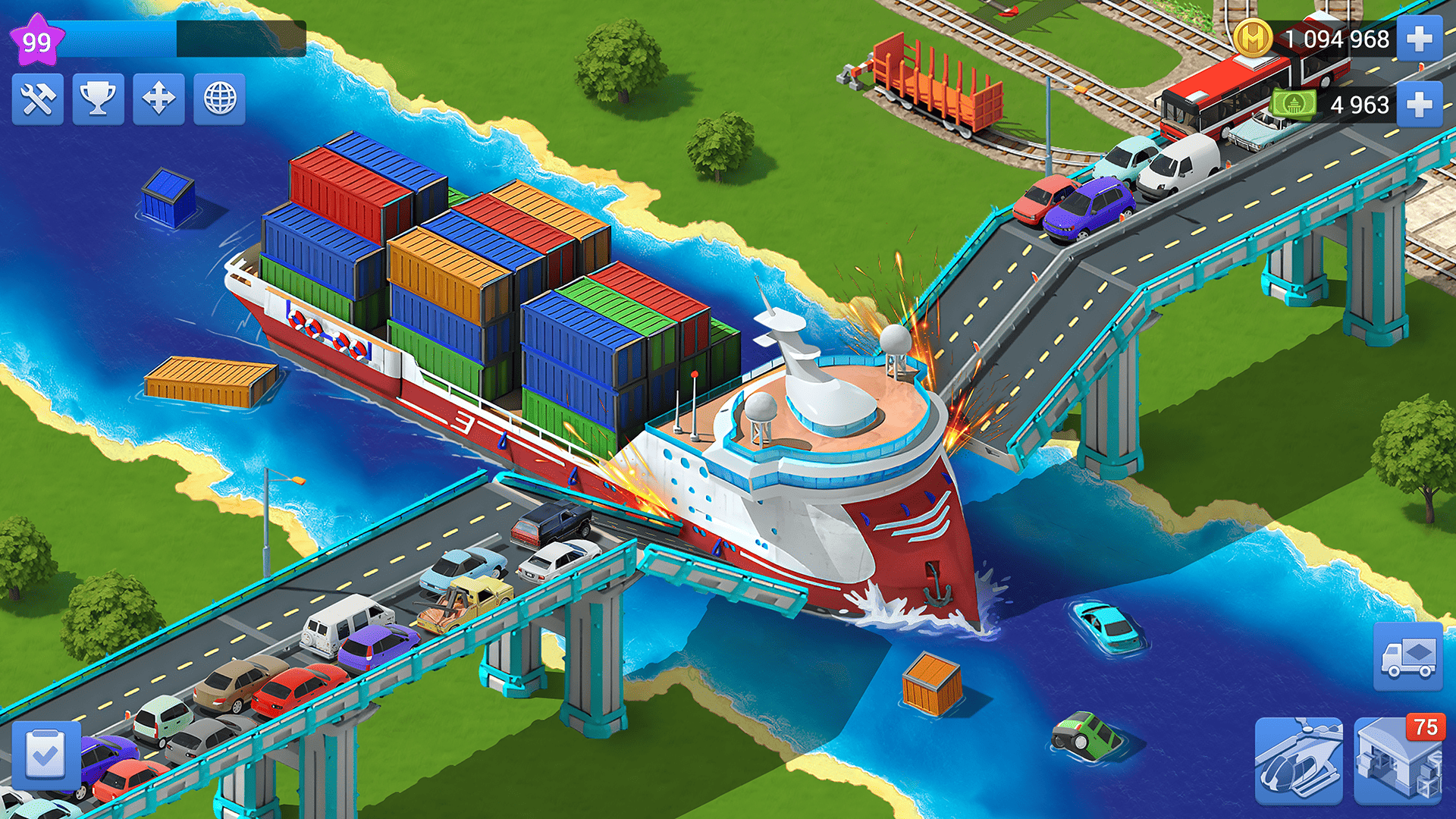 اسکرین شات 2 بازی Megapolis: City Building Sim