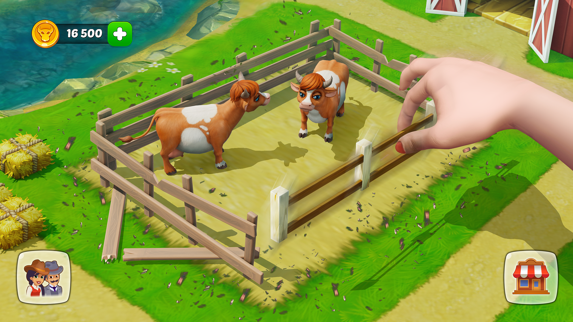 اسکرین شات 2 بازی Wild West: Farm Town Simulator