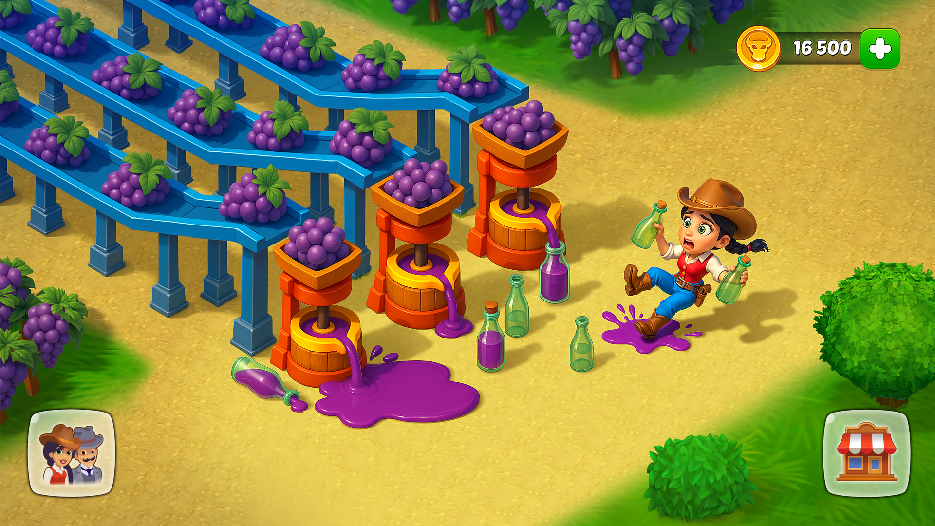 اسکرین شات 1 بازی Wild West: Farm Town Simulator