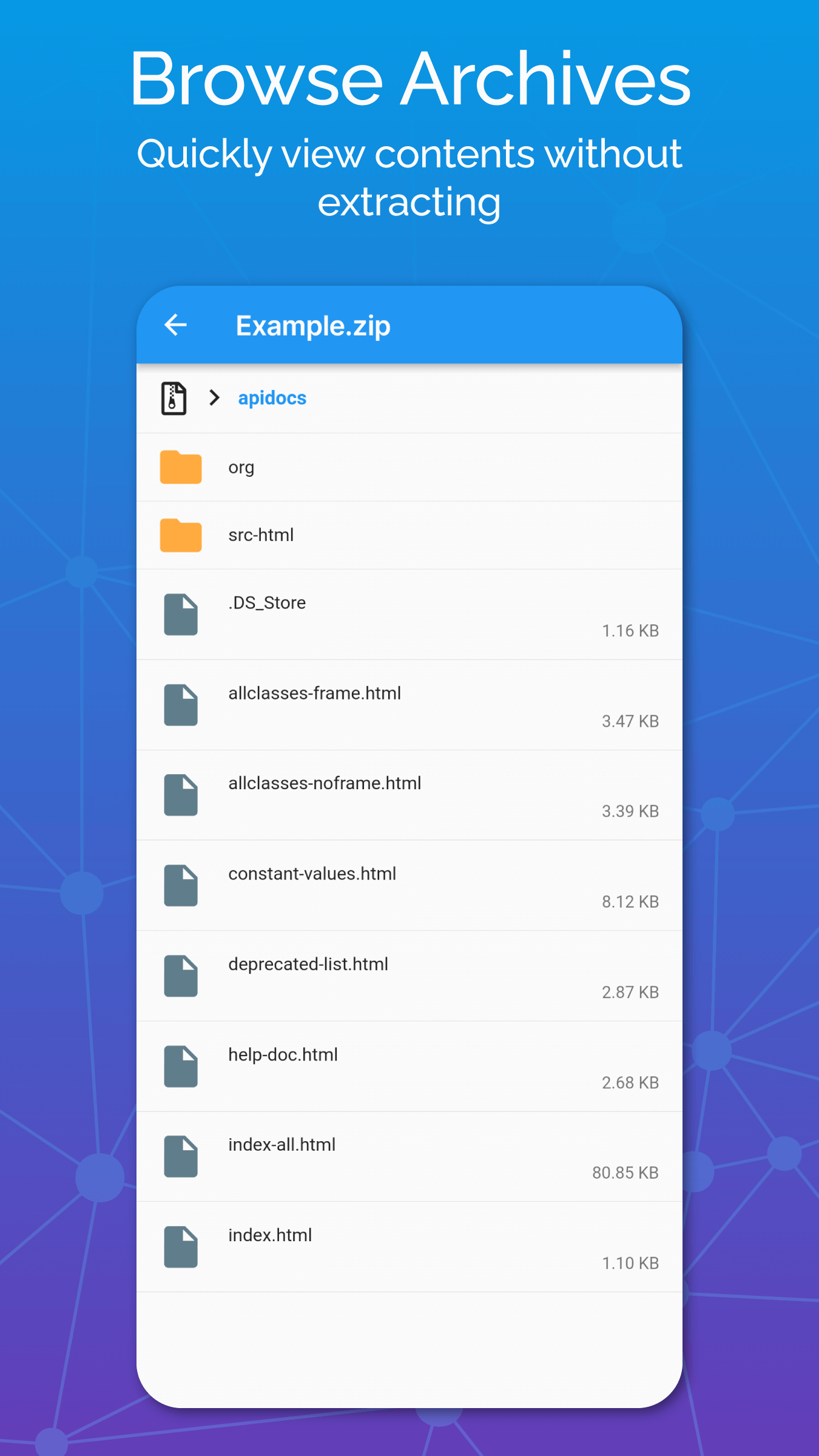 اسکرین شات 1 برنامه 7Z: Zip 7Zip Rar File Manager