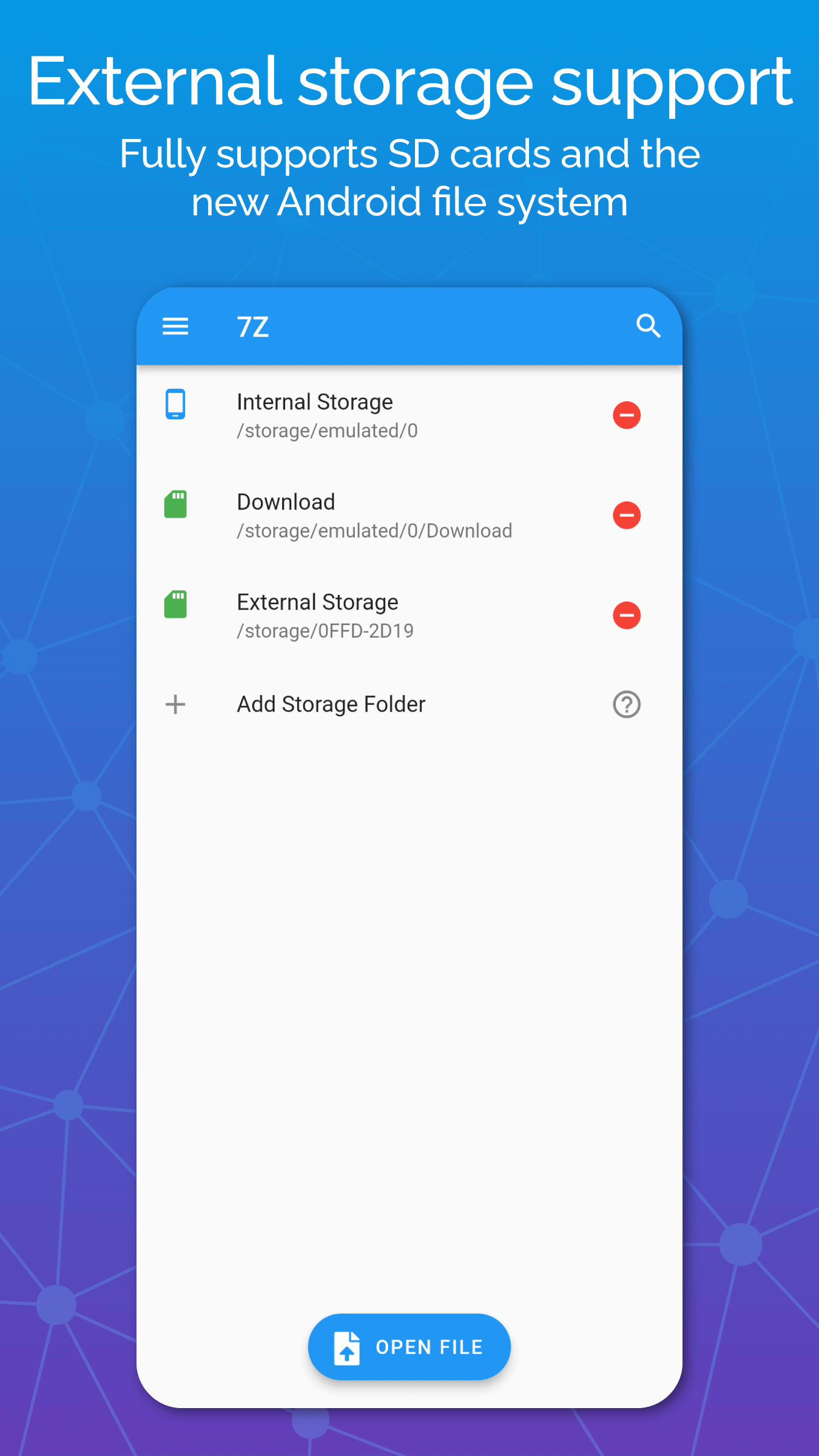 اسکرین شات 2 برنامه 7Z: Zip 7Zip Rar File Manager