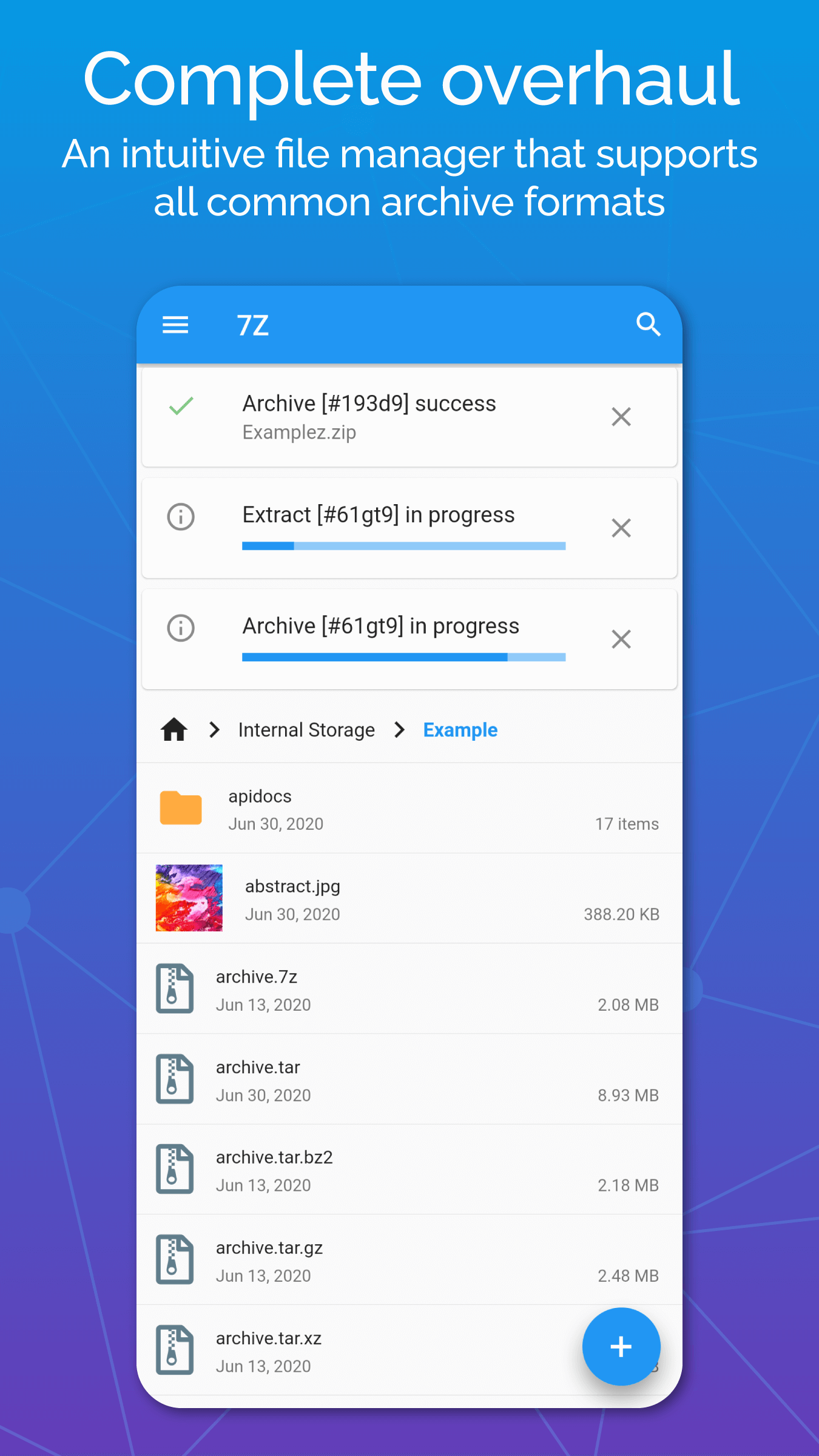 اسکرین شات 5 برنامه 7Z: Zip 7Zip Rar File Manager
